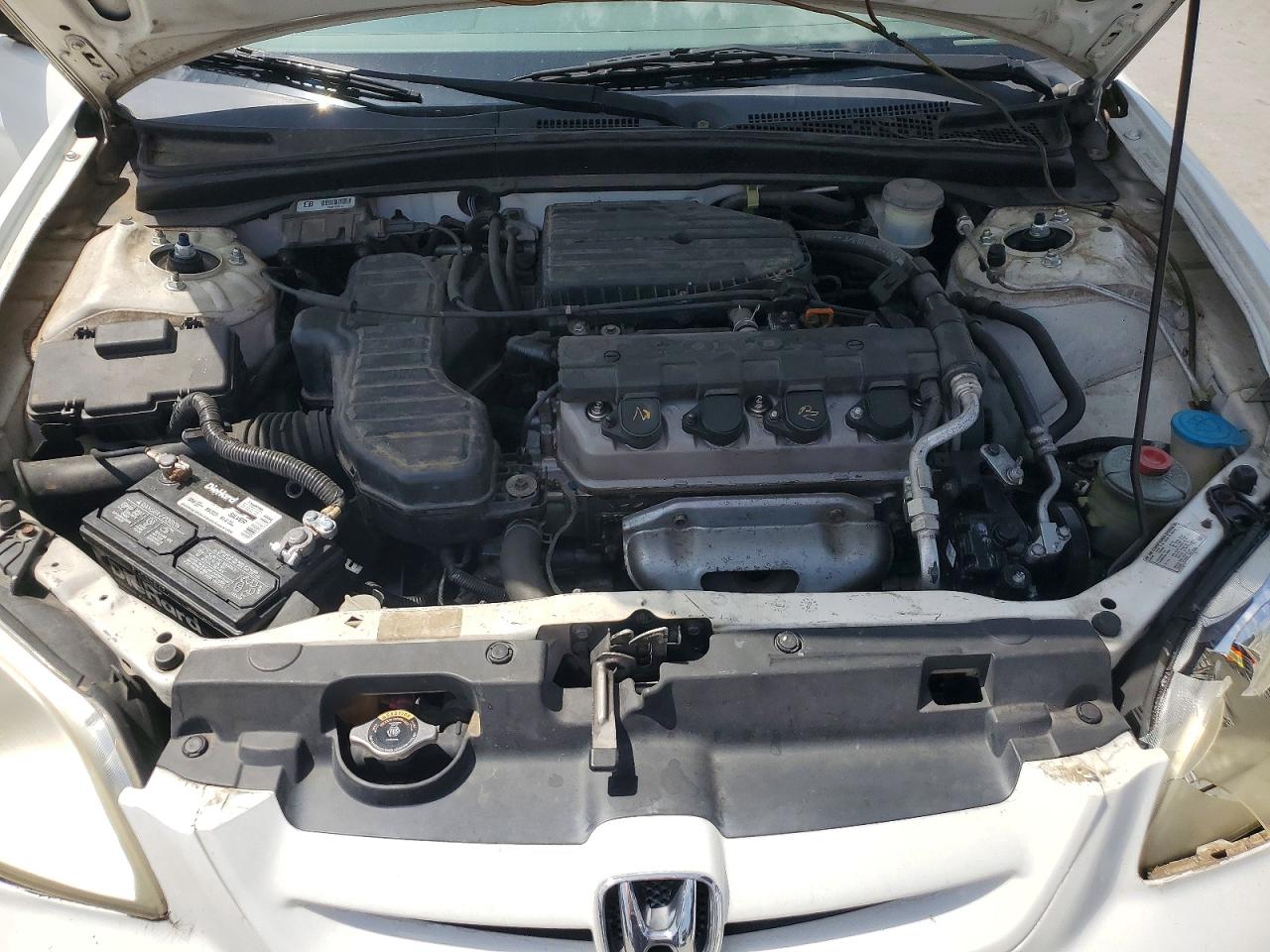 2001 Honda Civic Lx White vin: 1HGEM22591L038469