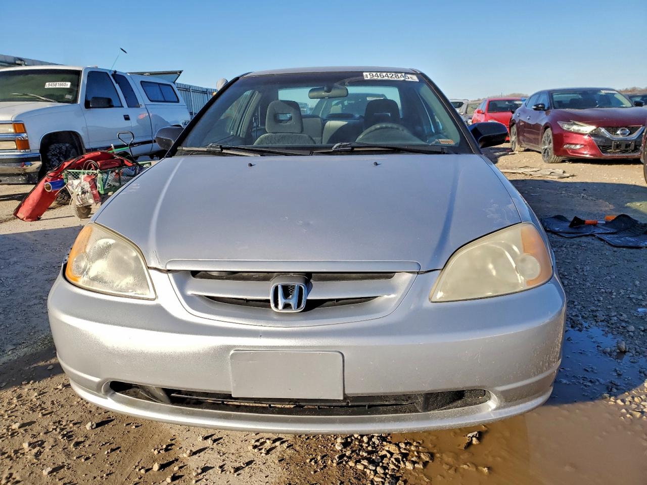 2002 Honda Civic Lx Silver vin: 1HGEM22592L019972