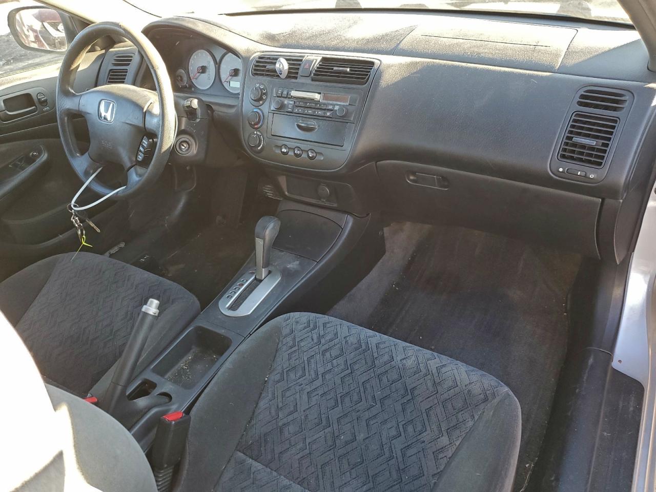 2002 Honda Civic Lx Silver vin: 1HGEM22592L019972