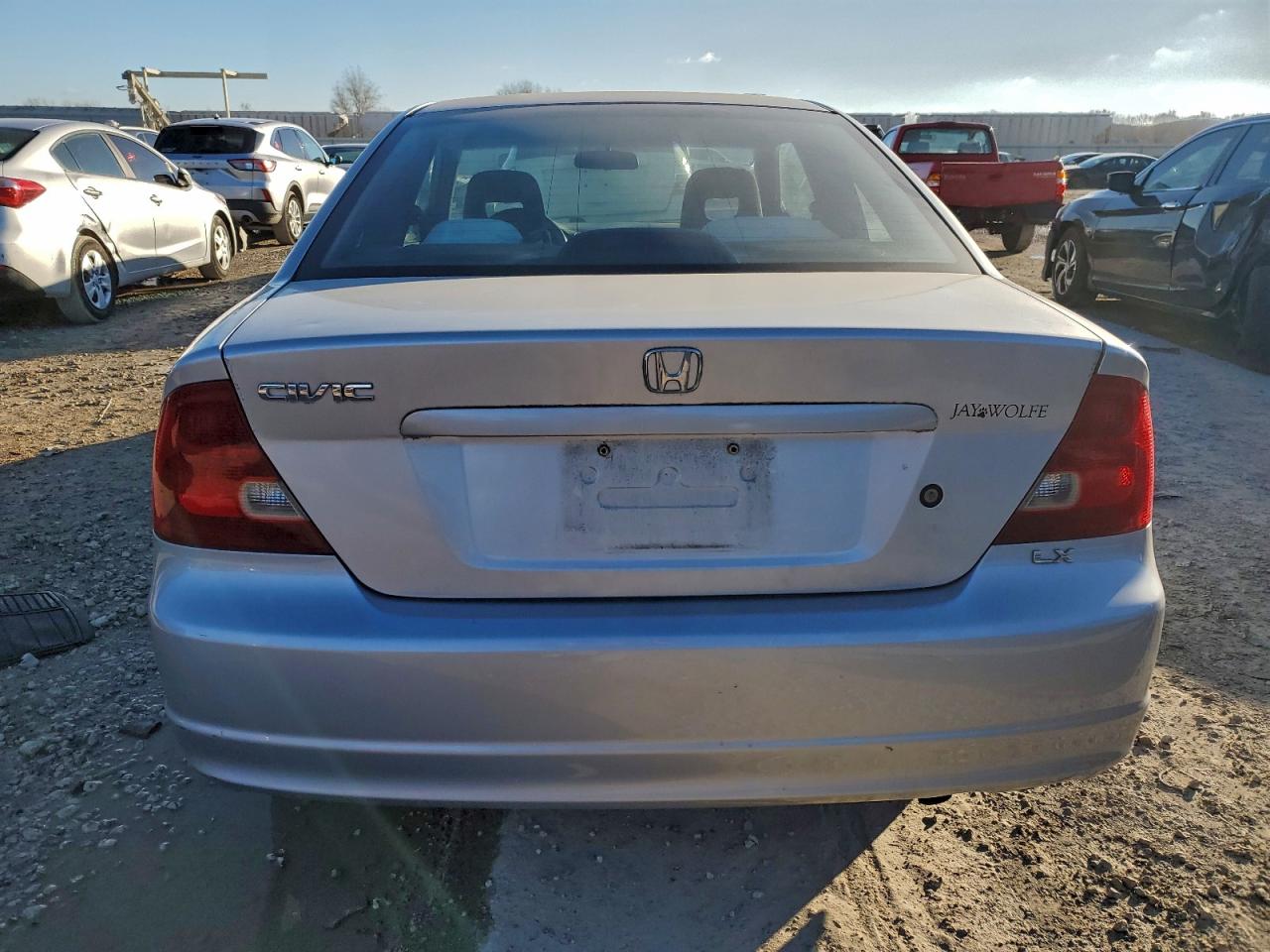 2002 Honda Civic Lx Silver vin: 1HGEM22592L019972