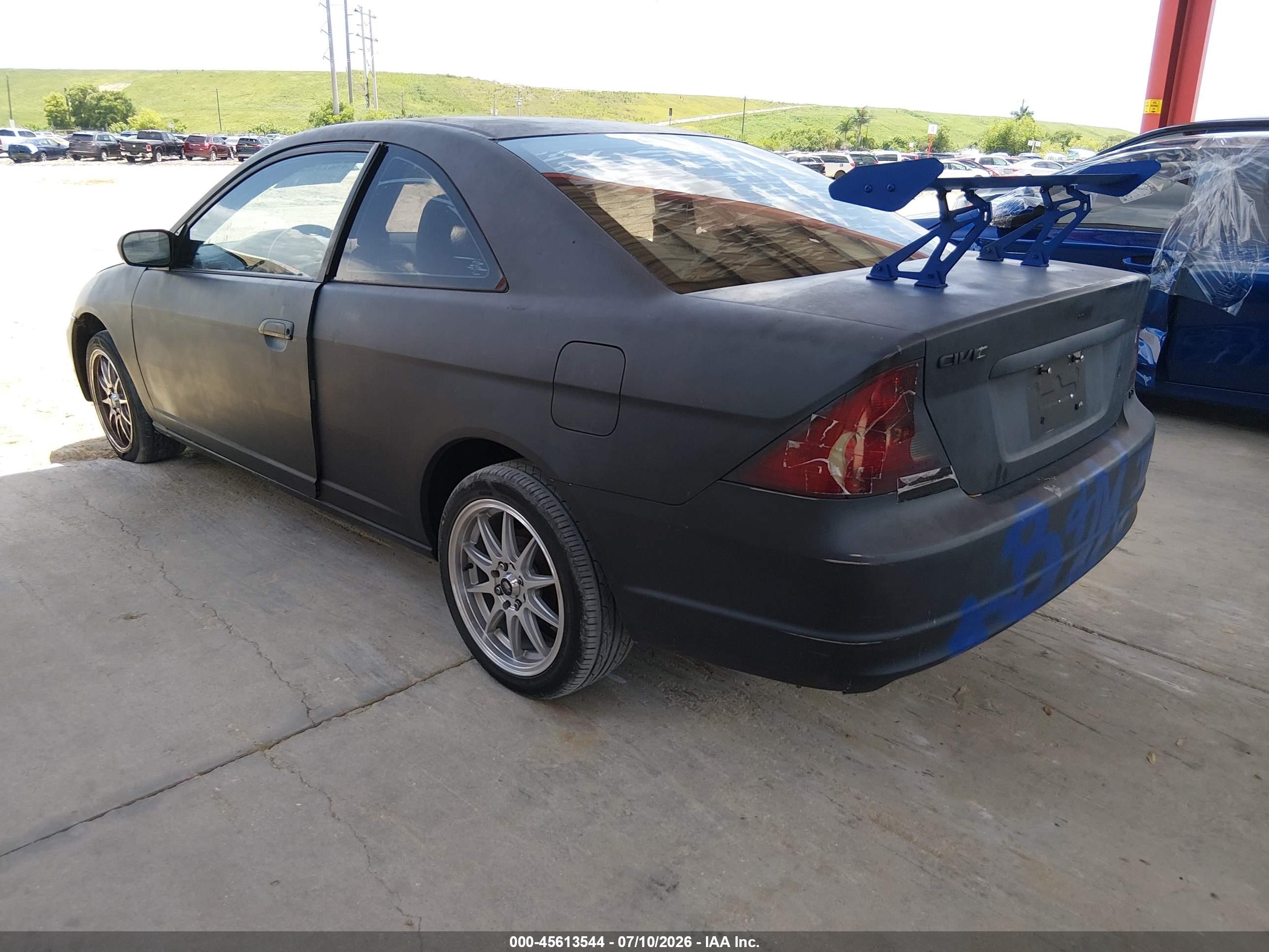 2002 Honda Civic Lx Черный vin: 1HGEM22592L060196