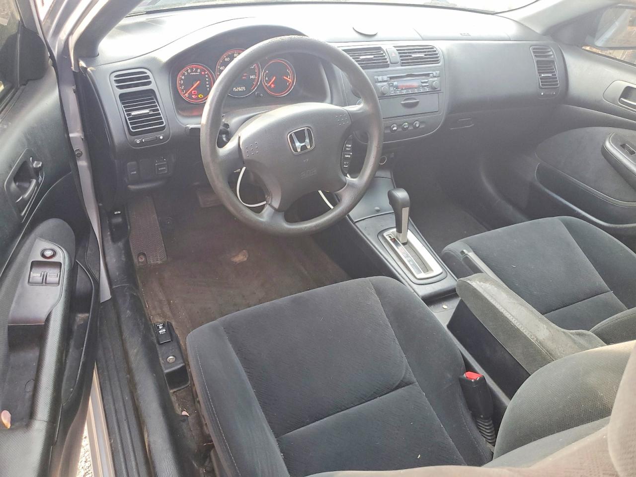2004 Honda Civic Lx Silver vin: 1HGEM22594L018372