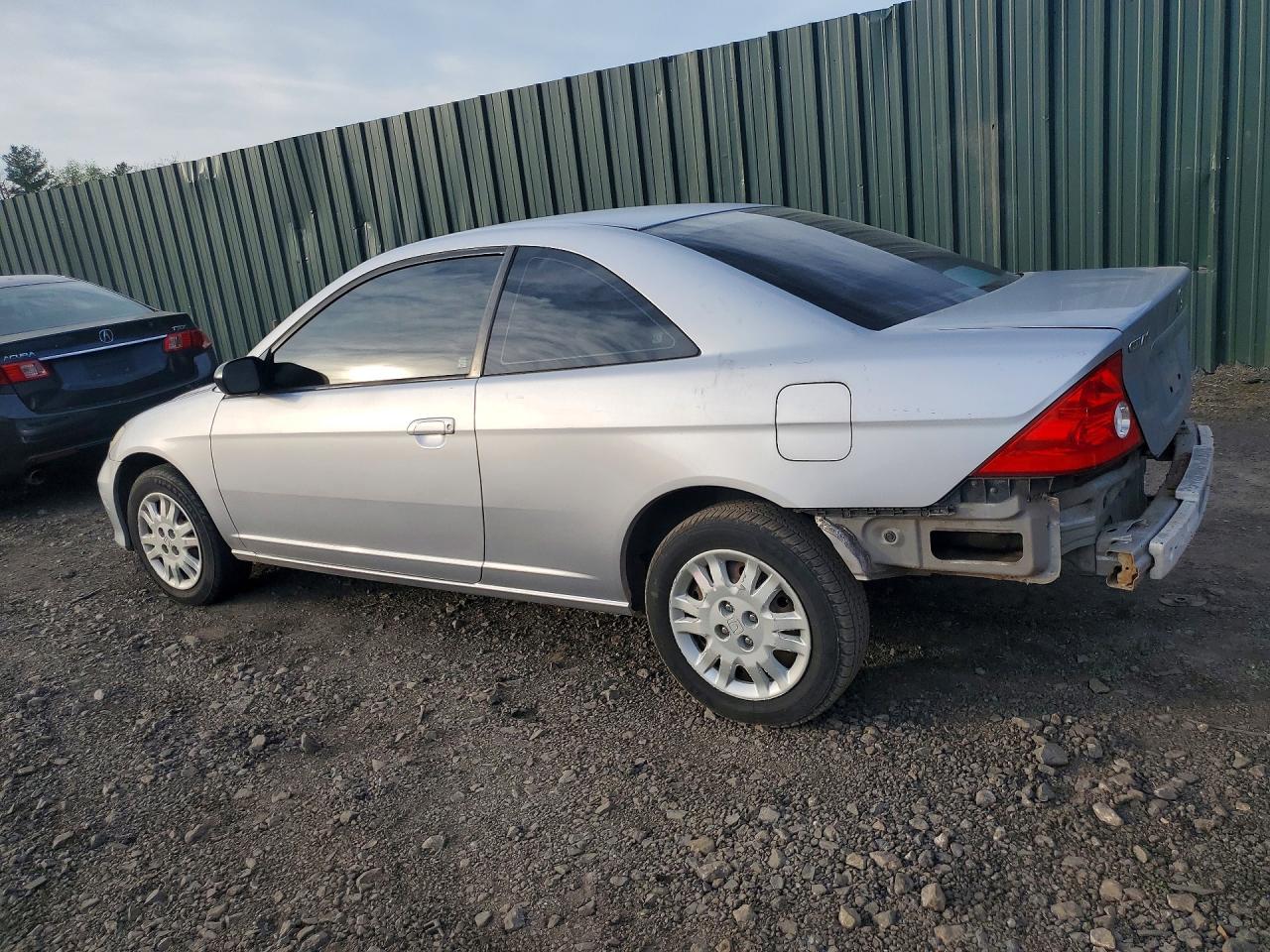 2004 Honda Civic Lx Silver vin: 1HGEM22594L018372