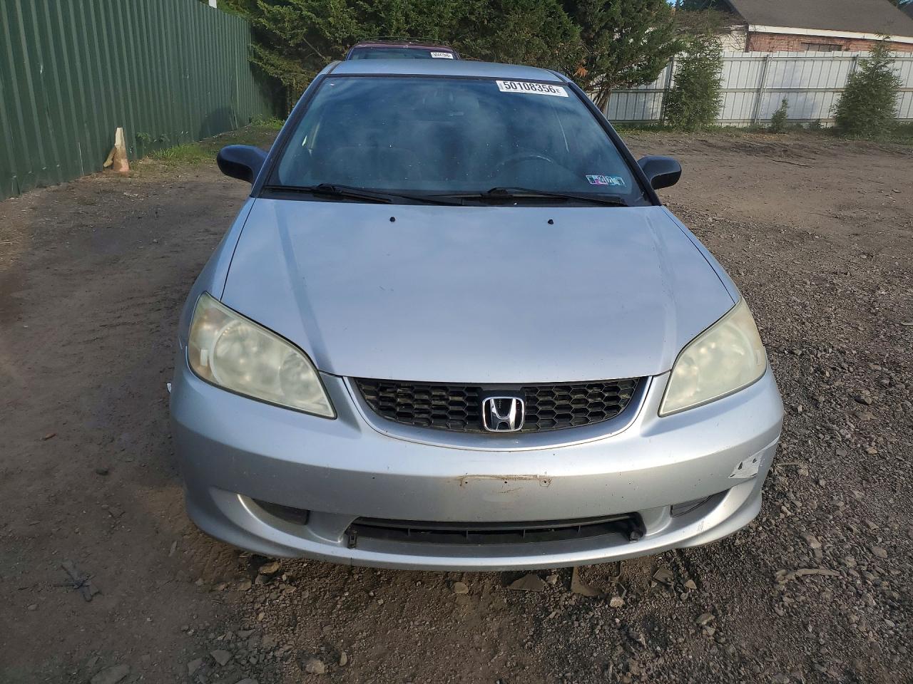 2004 Honda Civic Lx Silver vin: 1HGEM22594L018372