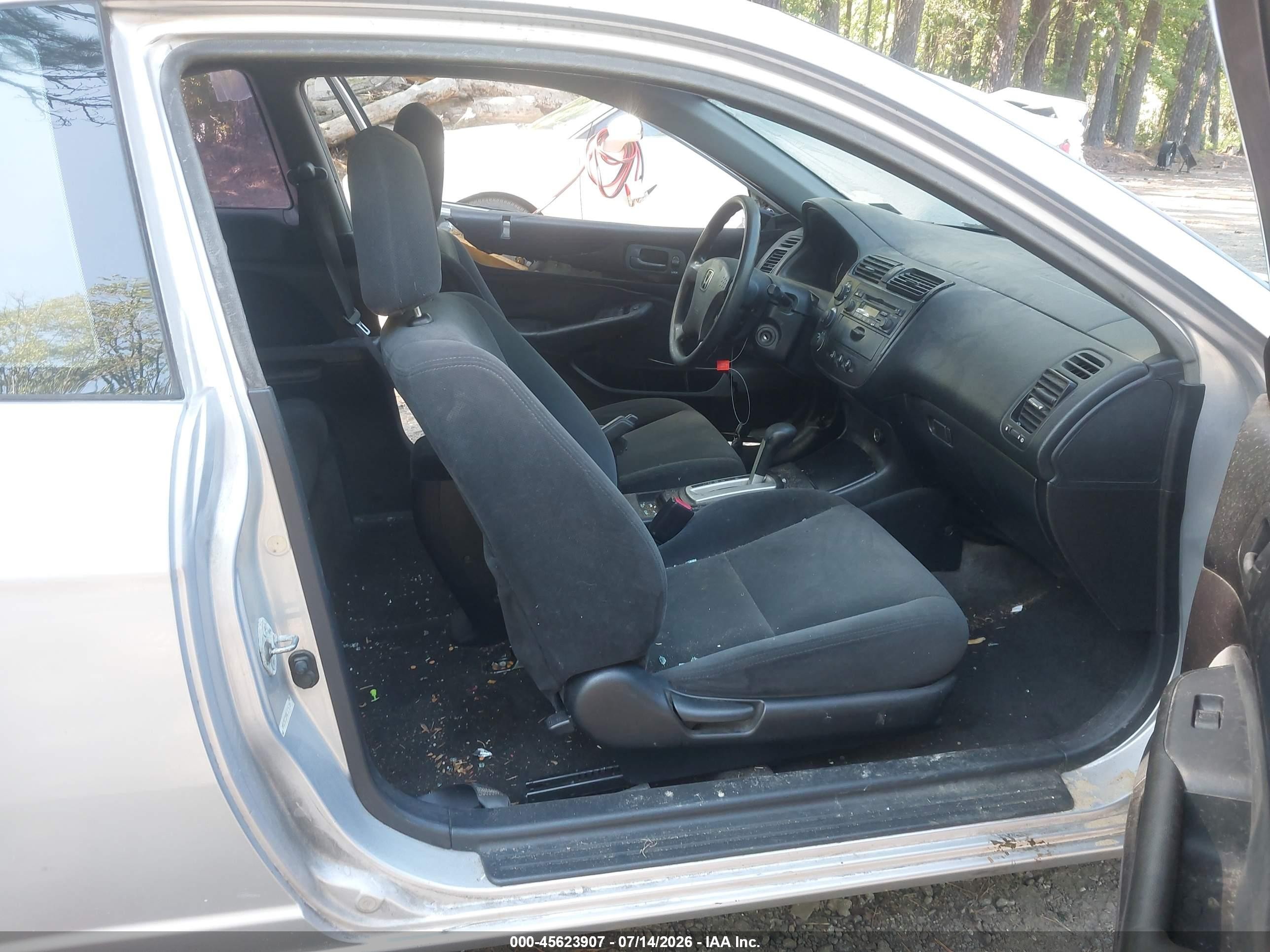 2005 Honda Civic Lx Silver vin: 1HGEM22595L009639