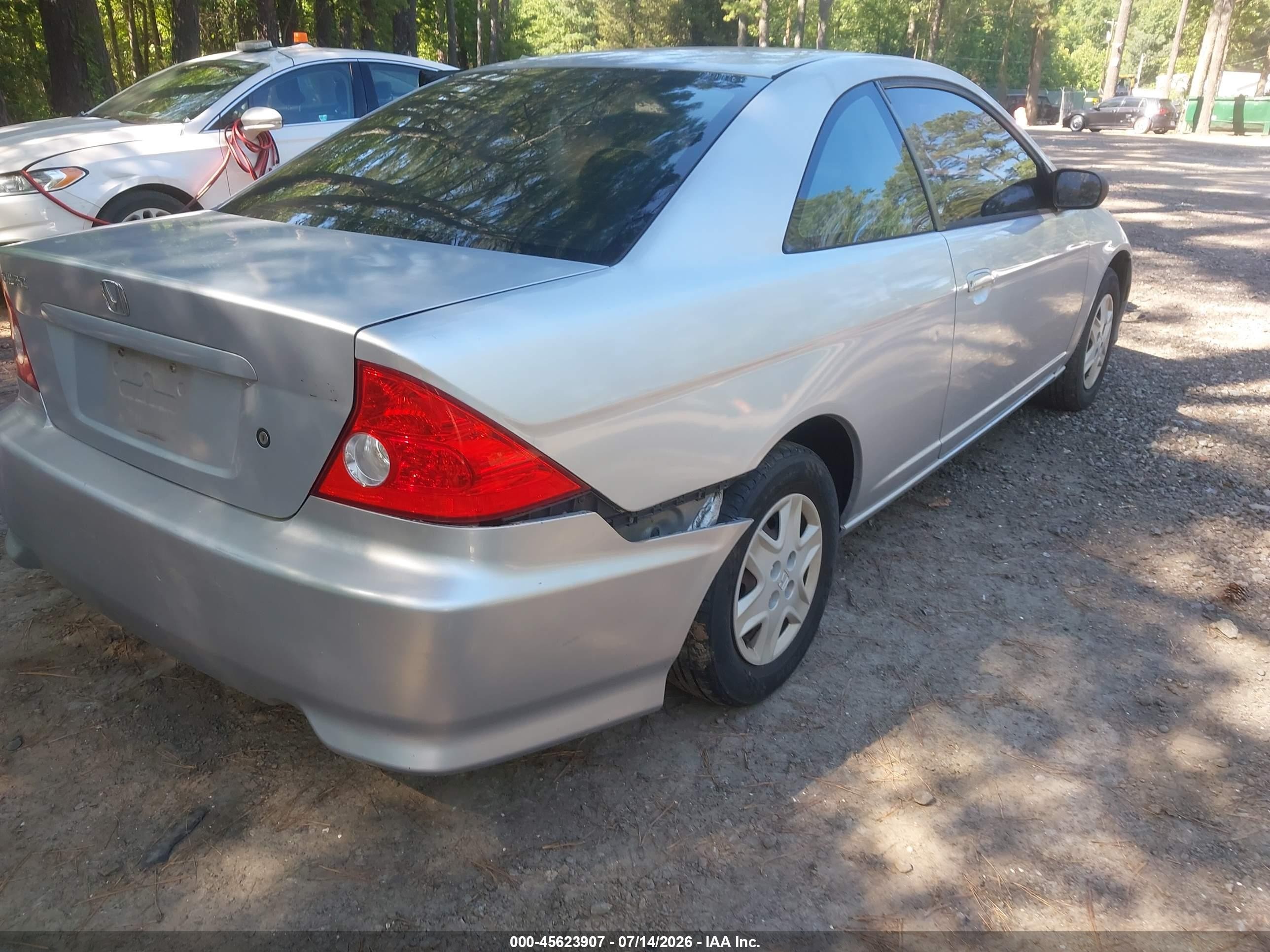 2005 Honda Civic Lx Silver vin: 1HGEM22595L009639