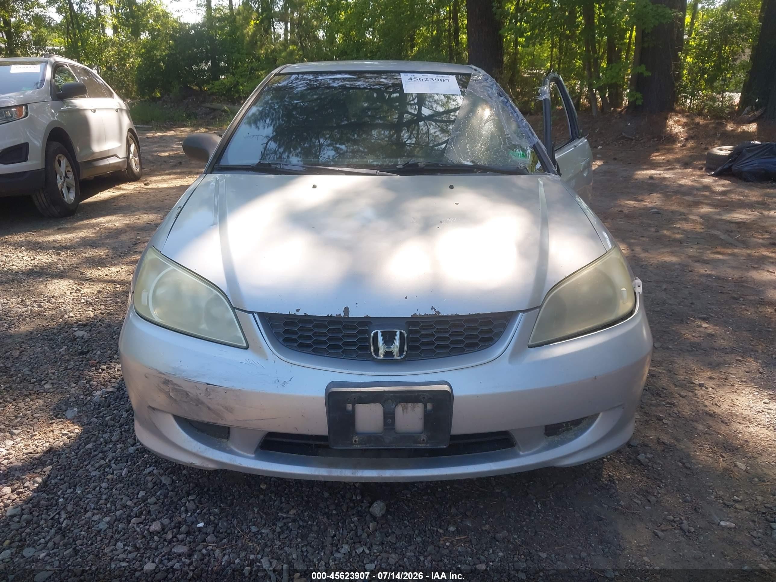 2005 Honda Civic Lx Silver vin: 1HGEM22595L009639