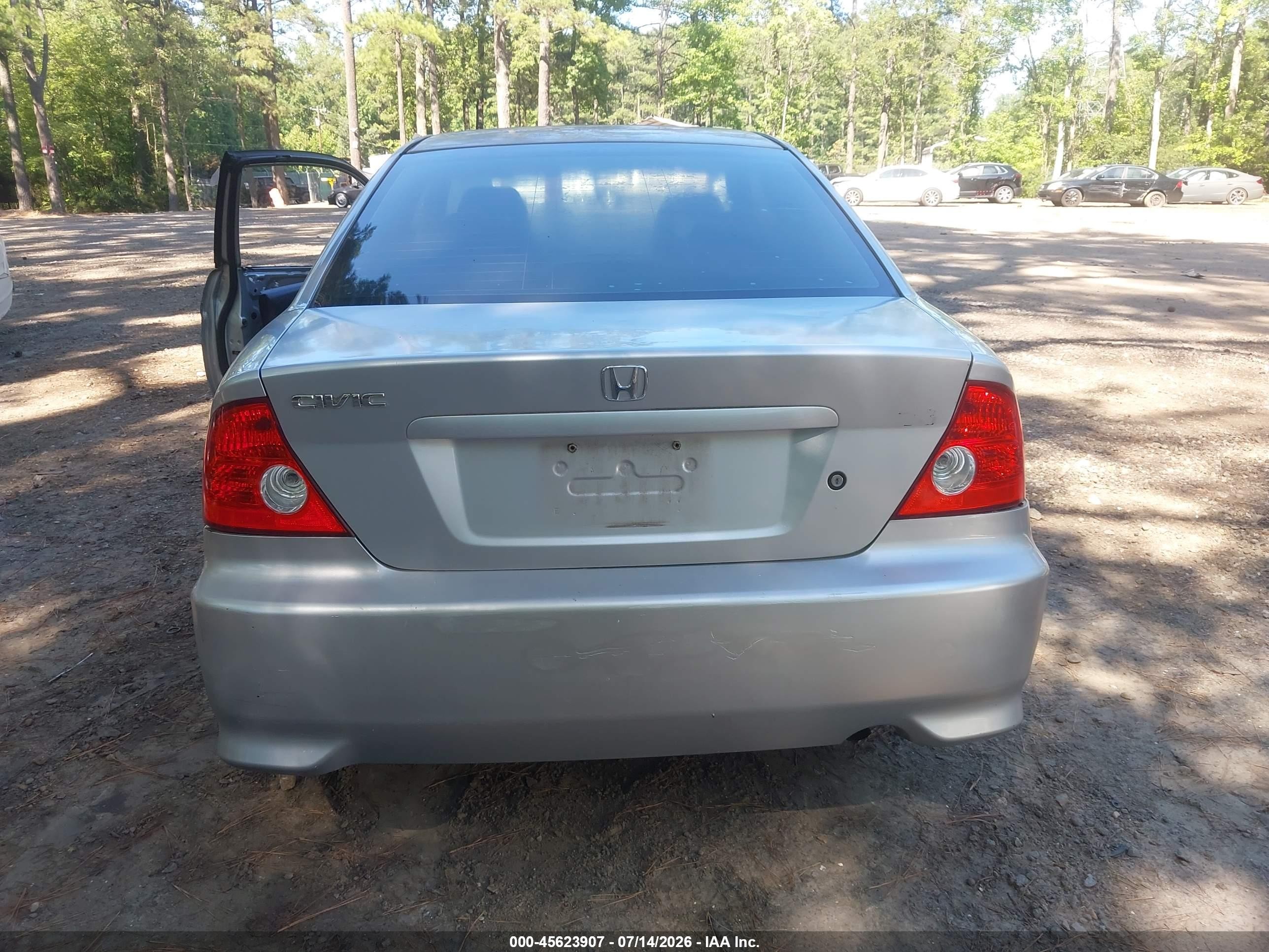 2005 Honda Civic Lx Silver vin: 1HGEM22595L009639