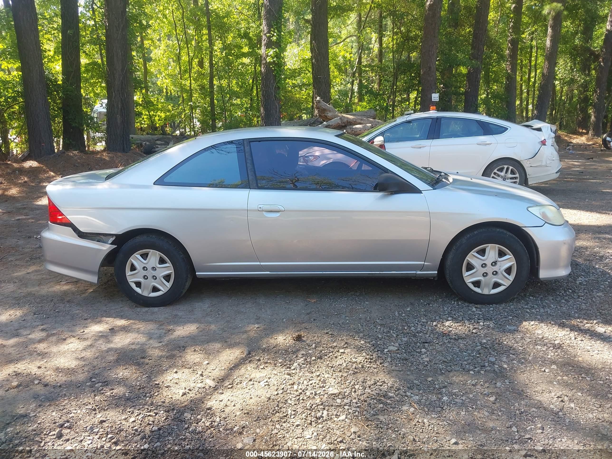 2005 Honda Civic Lx Silver vin: 1HGEM22595L009639