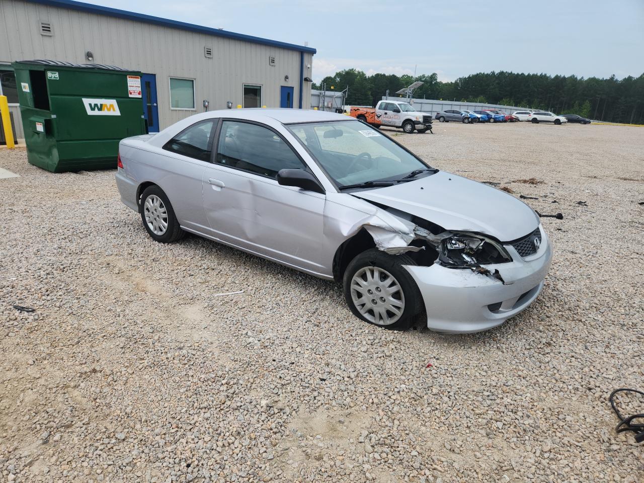 2005 Honda Civic Lx Silver vin: 1HGEM22595L009723