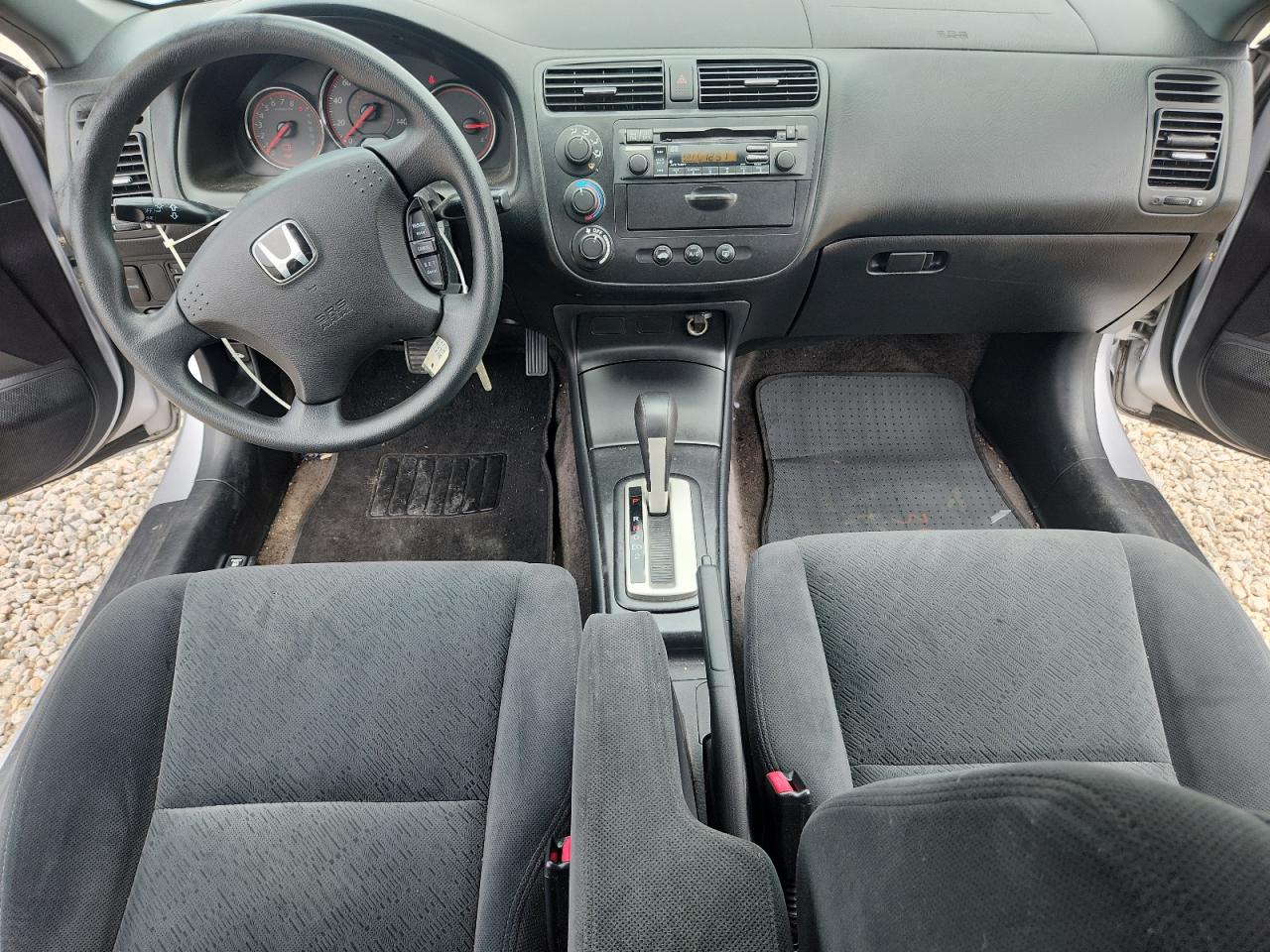 2005 Honda Civic Lx Silver vin: 1HGEM22595L009723