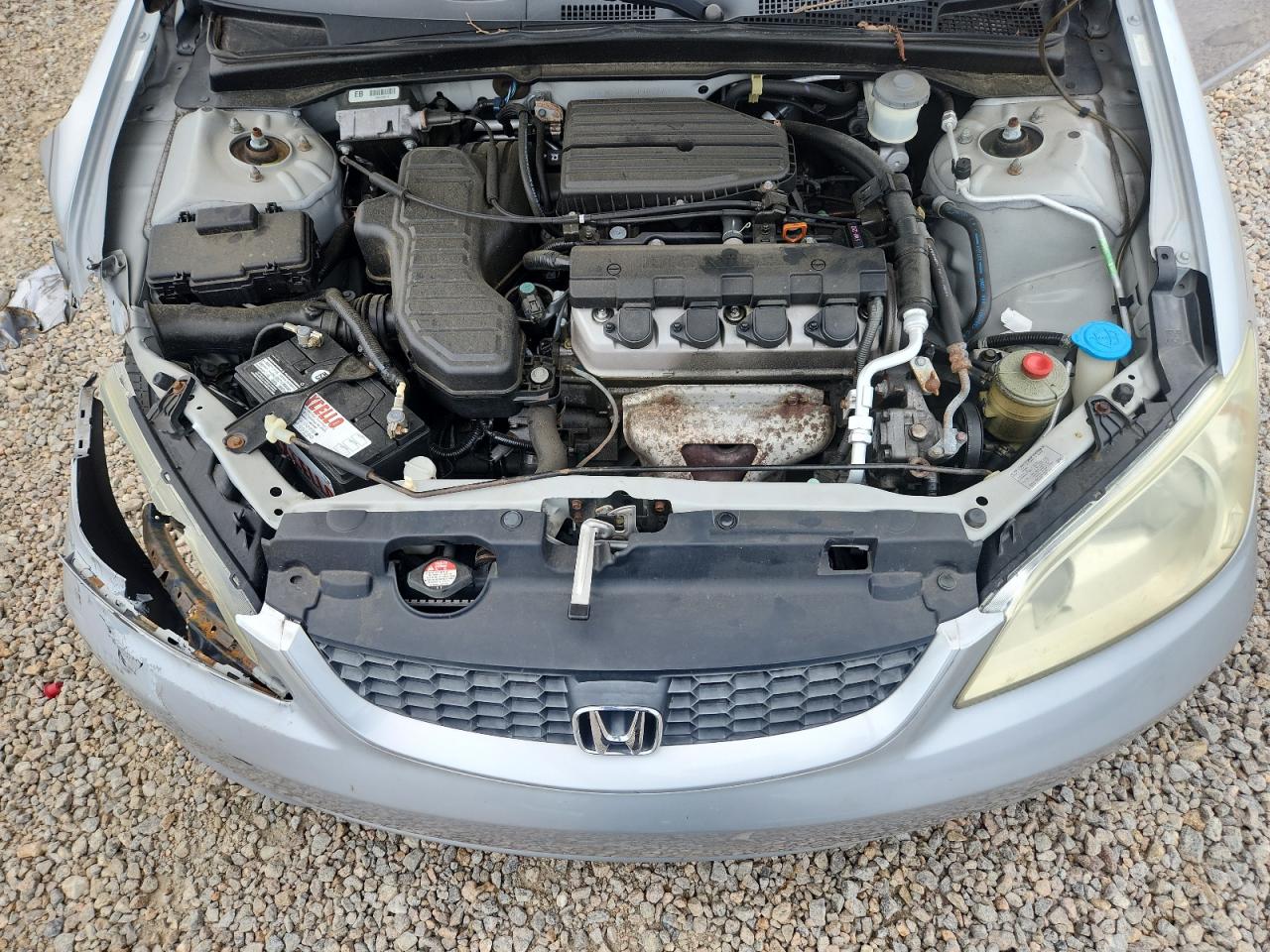2005 Honda Civic Lx Silver vin: 1HGEM22595L009723