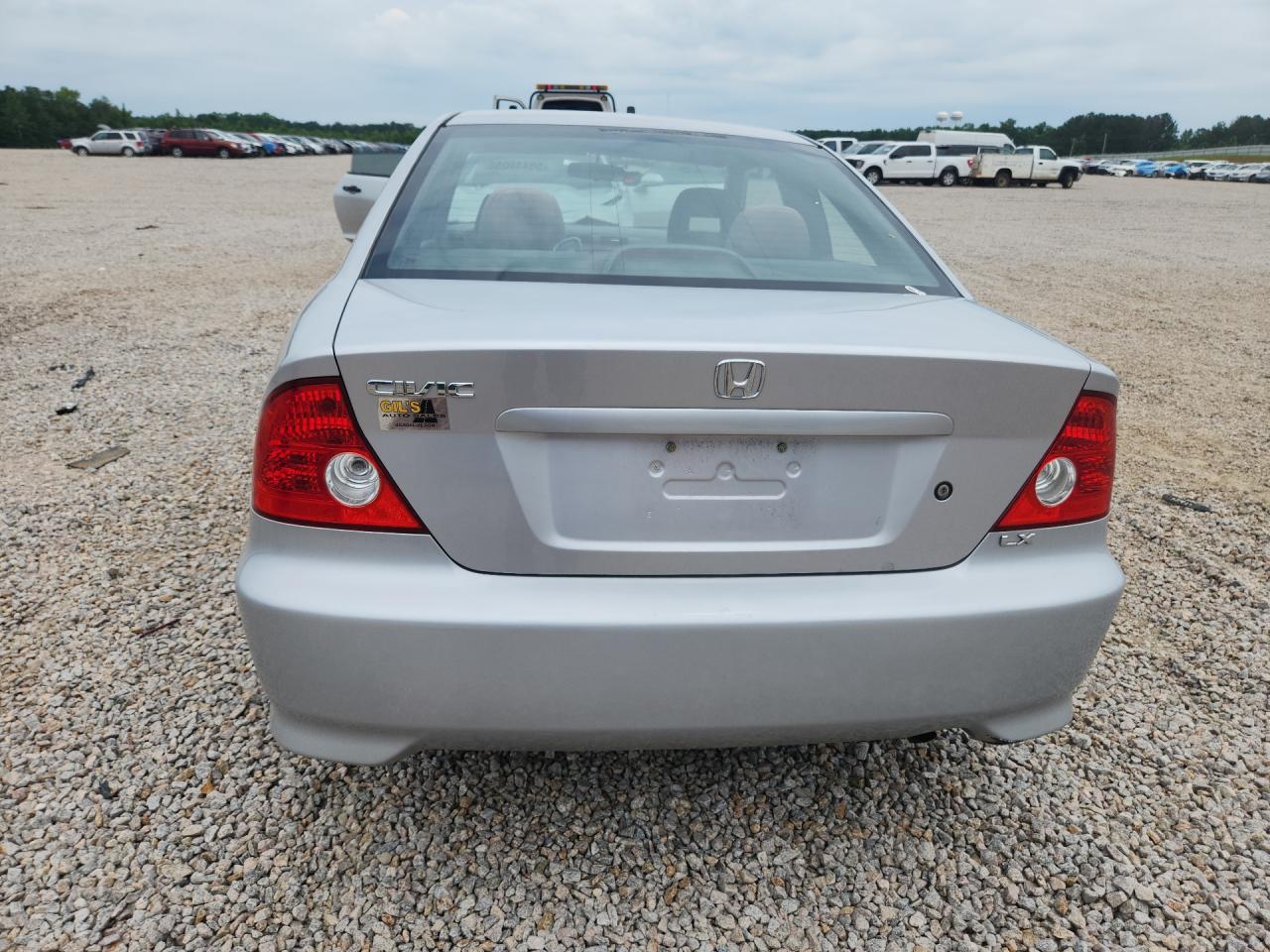 2005 Honda Civic Lx Silver vin: 1HGEM22595L009723