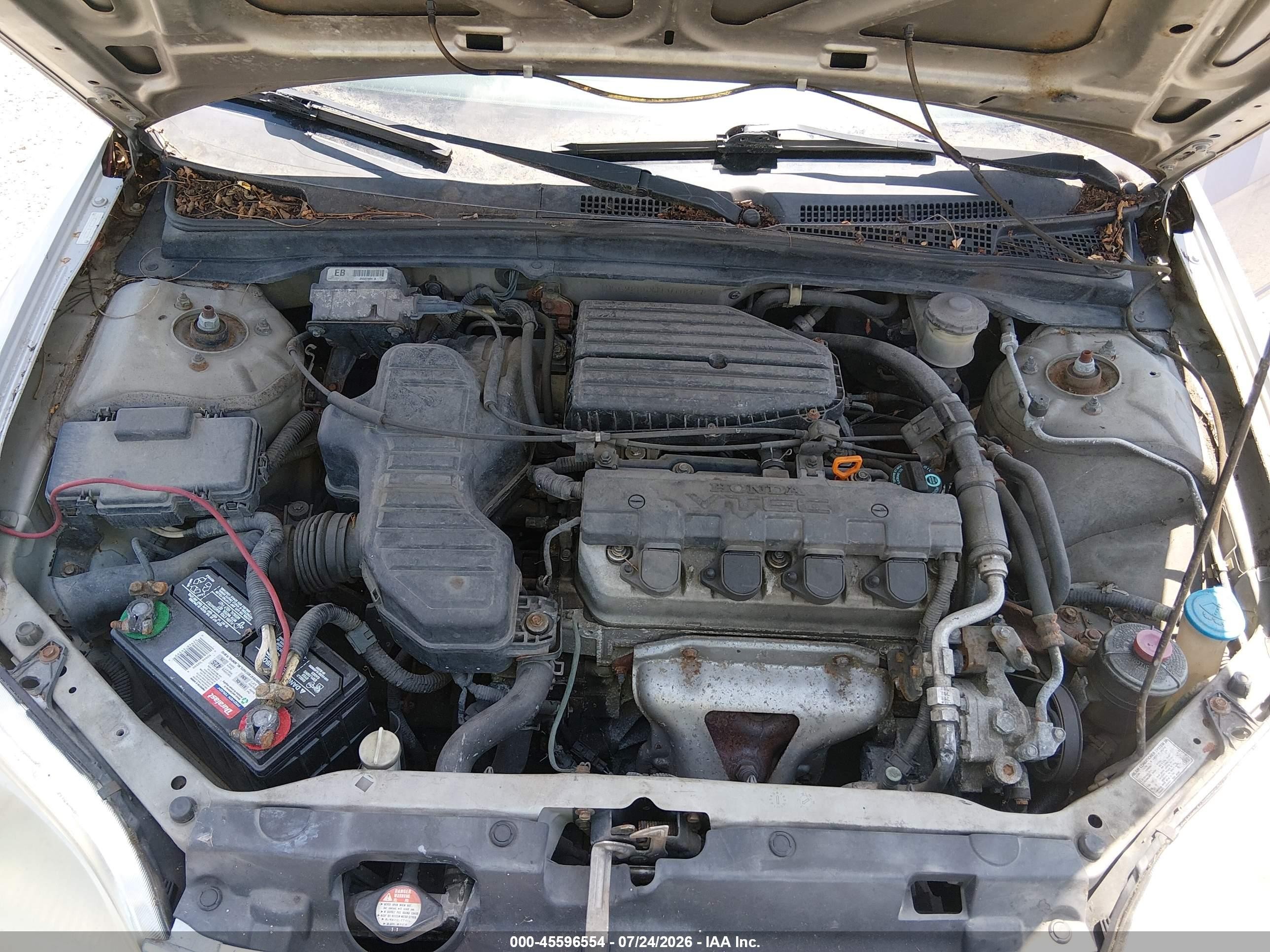 2001 Honda Civic Lx Silver vin: 1HGEM225X1L015217