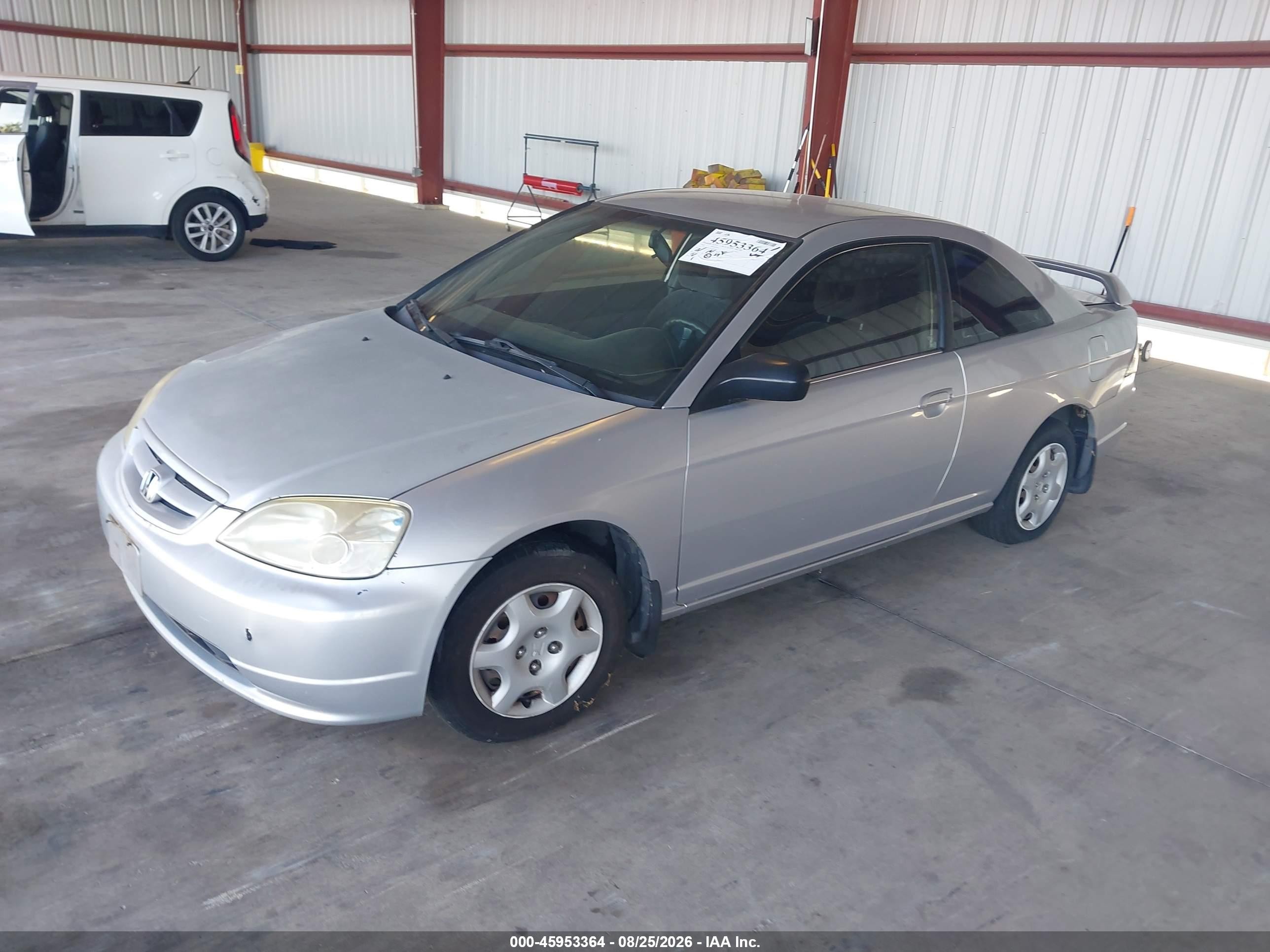 2002 Honda Civic Lx Серебряный vin: 1HGEM225X2L109552