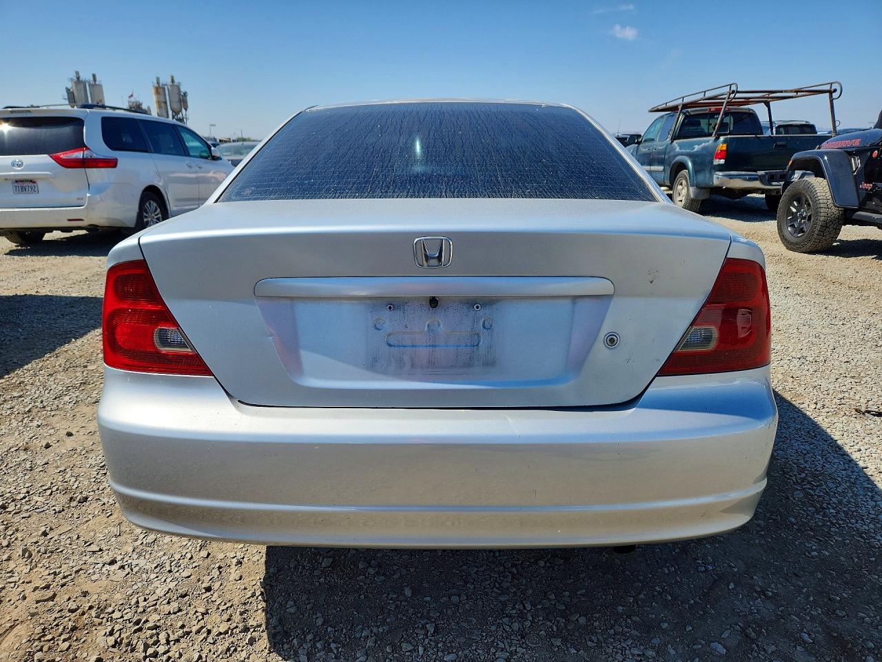 2003 Honda Civic Lx Silver vin: 1HGEM225X3L015012