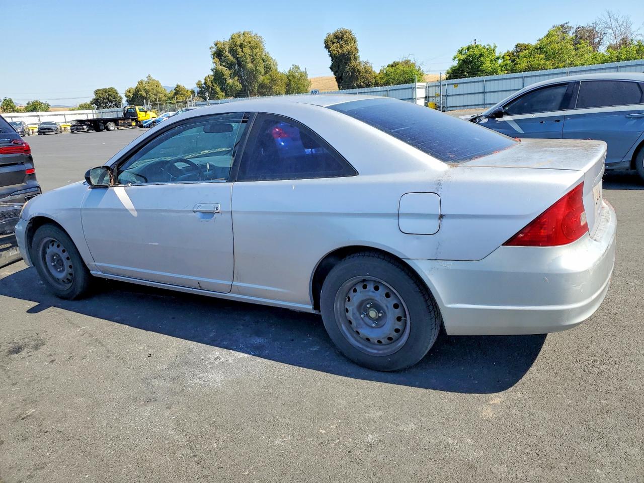 2002 Honda Civic Lx Silver vin: 1HGEM22682L063468