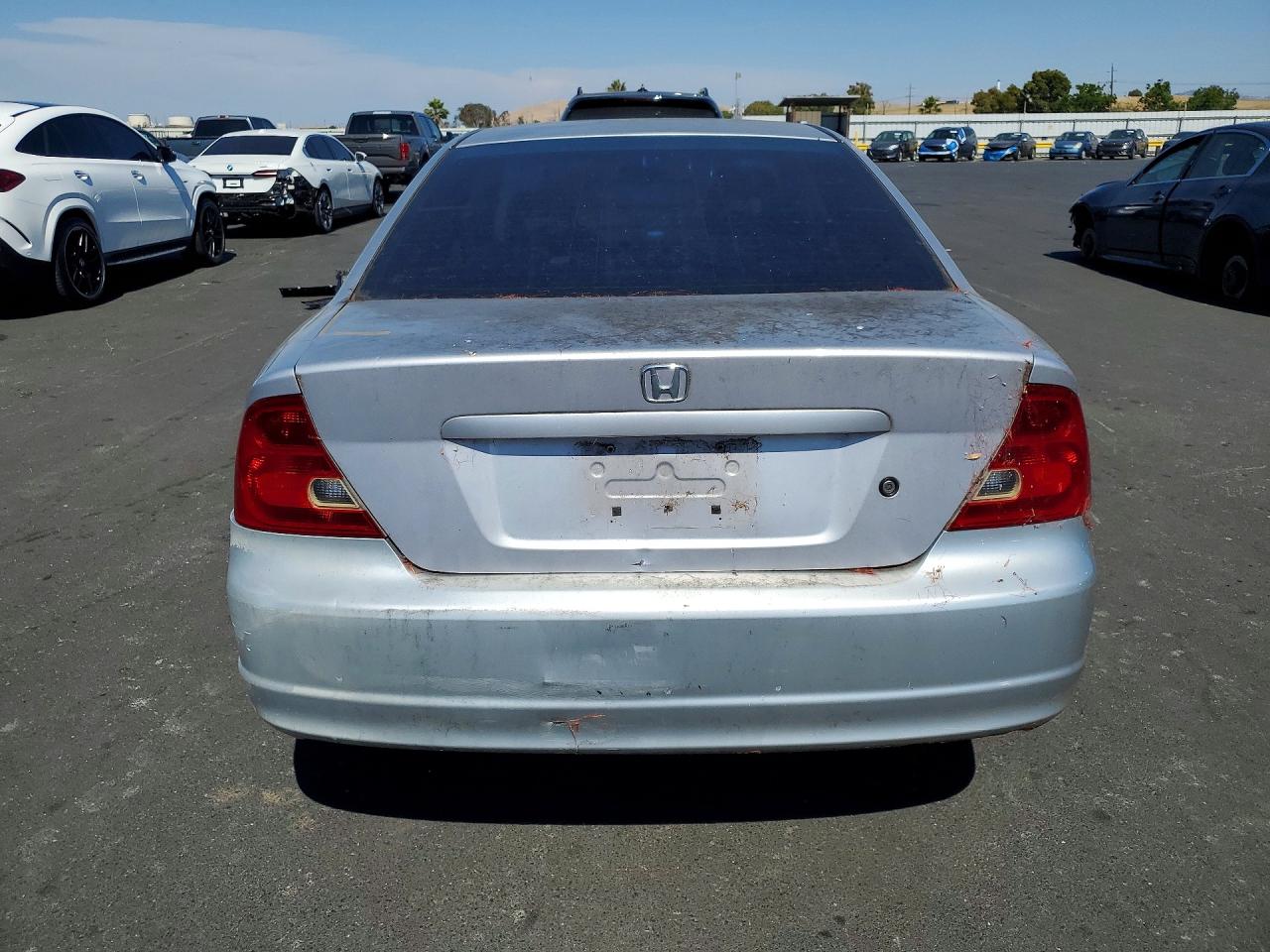 2002 Honda Civic Lx Silver vin: 1HGEM22682L063468