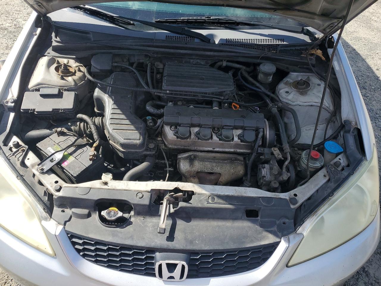 2005 Honda Civic Hx Серебряный vin: 1HGEM22845L059536