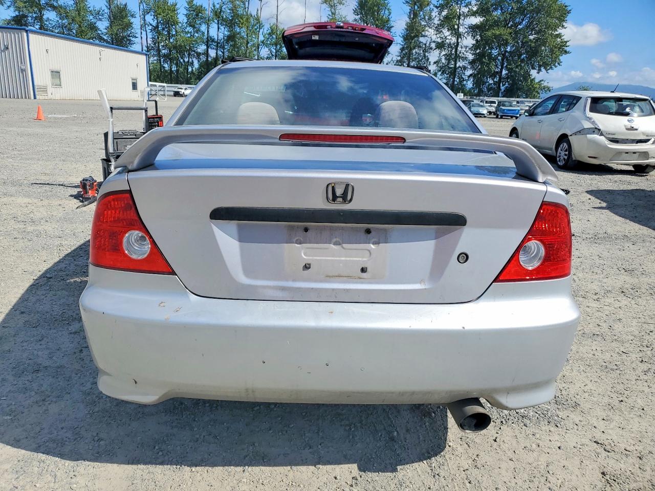 2005 Honda Civic Hx Серебряный vin: 1HGEM22845L059536