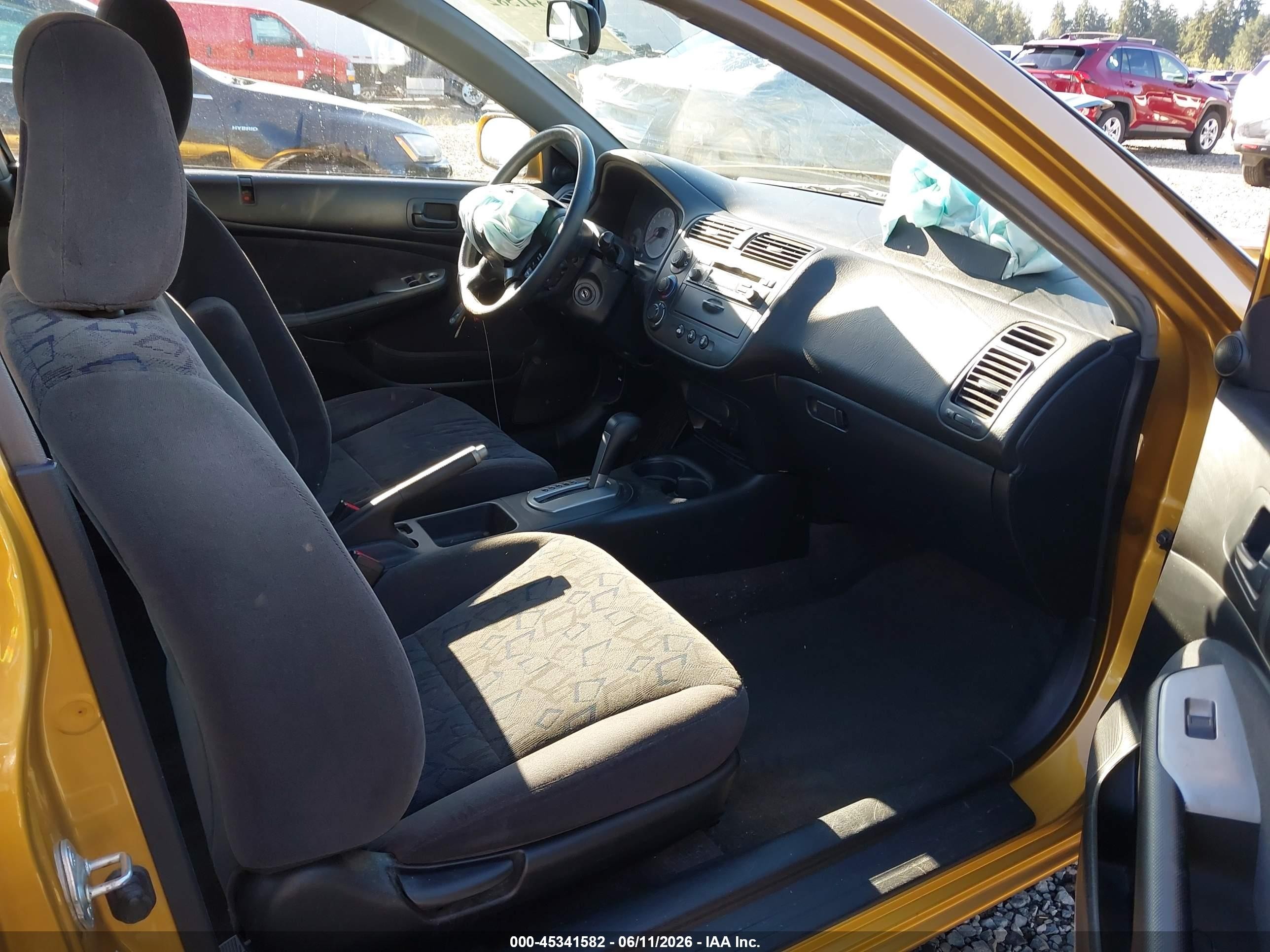 2001 Honda Civic Ex Gold vin: 1HGEM22901L004844