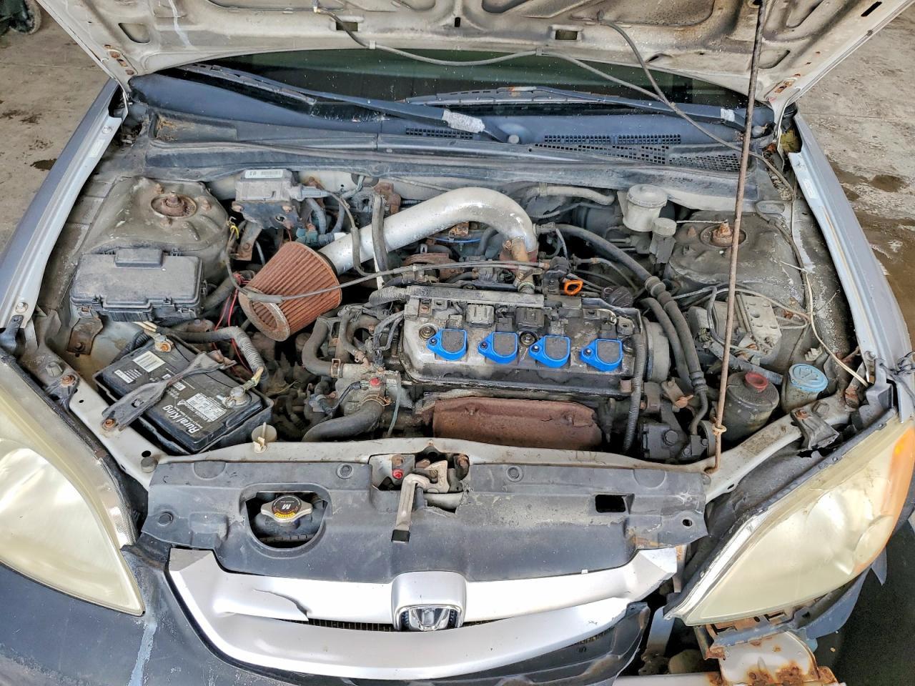 2002 Honda Civic Ex Серебряный vin: 1HGEM22902L068299