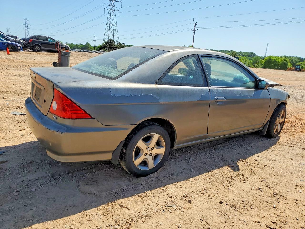 2004 Honda Civic Ex Gray vin: 1HGEM22904L014651