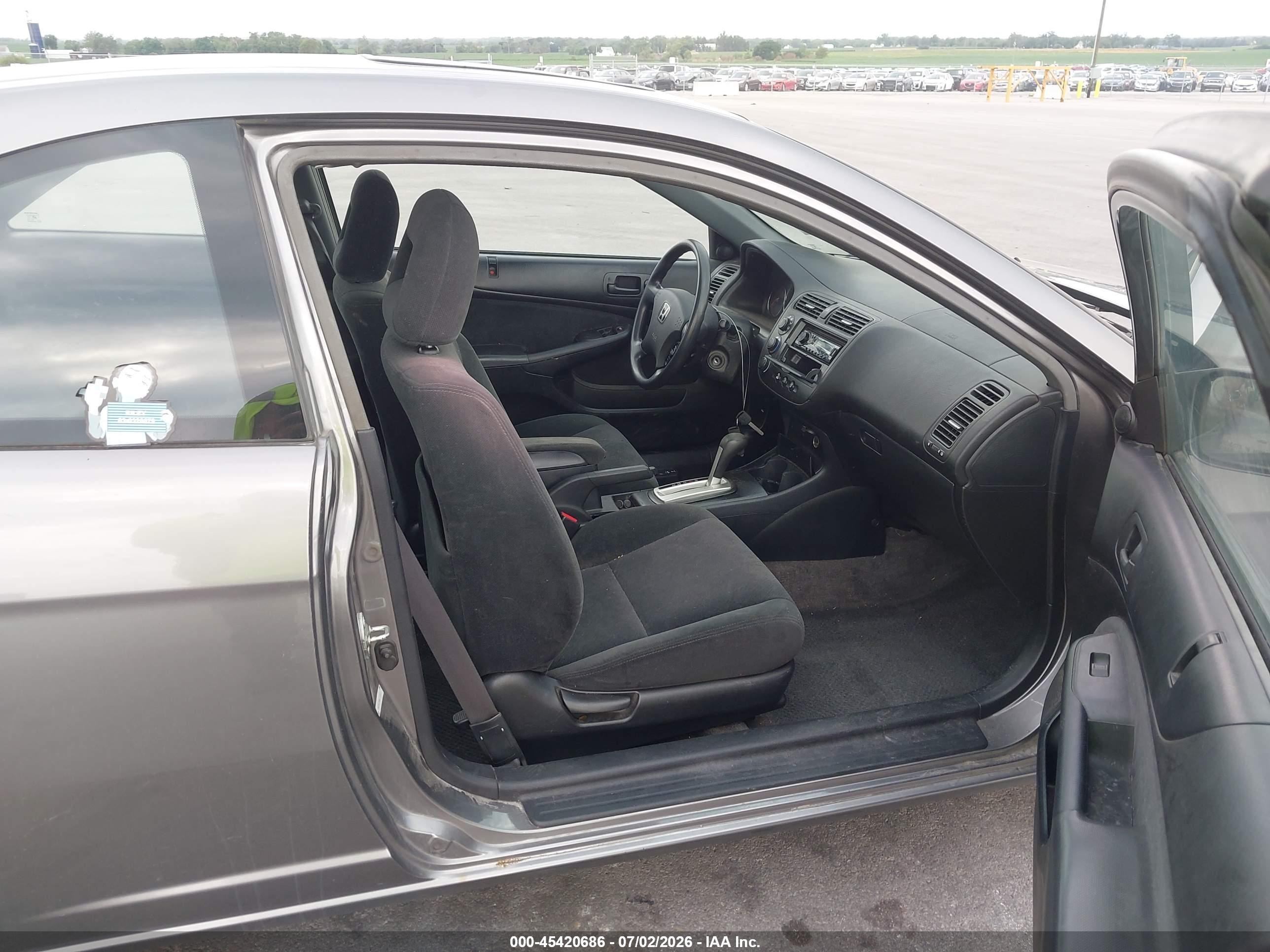 2004 Honda Civic Ex Gray vin: 1HGEM22904L014911
