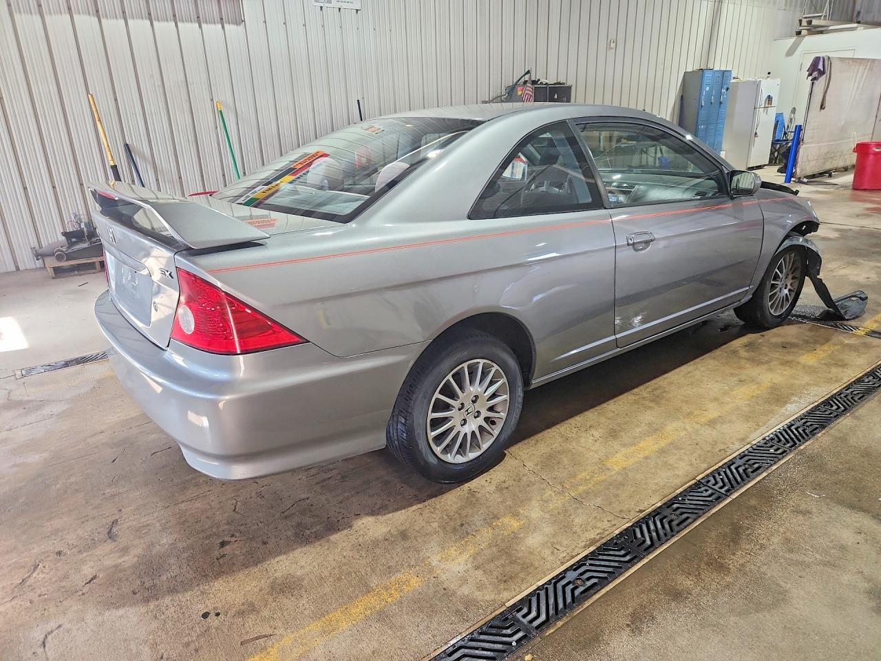 2005 Honda Civic Ex Gray vin: 1HGEM22905L021391