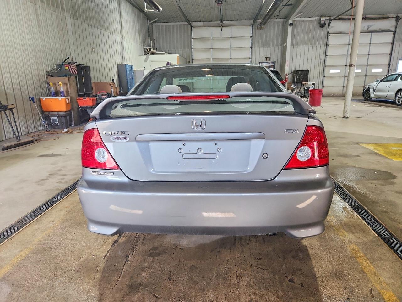 2005 Honda Civic Ex Gray vin: 1HGEM22905L021391