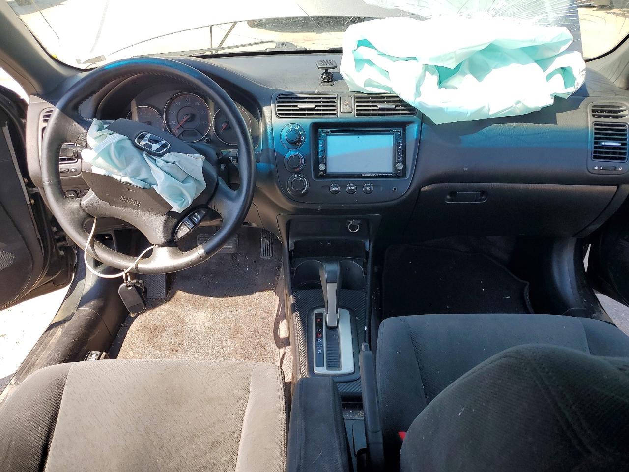 2005 Honda Civic Ex Черный vin: 1HGEM22905L033816