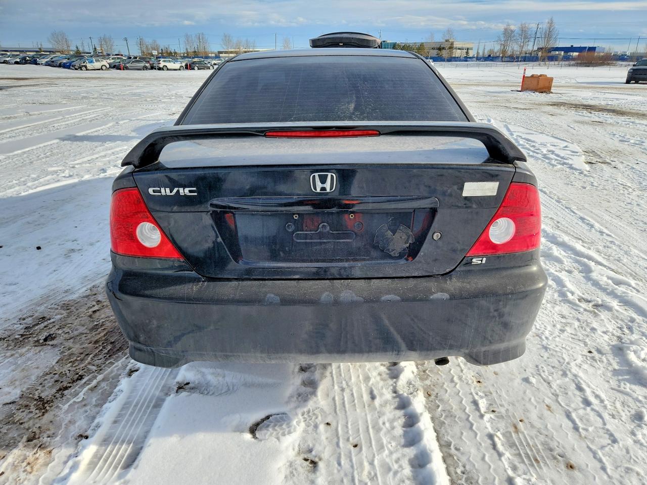 2005 Honda Civic Si-g 2dr Coupe Black vin: 1HGEM22905L813119