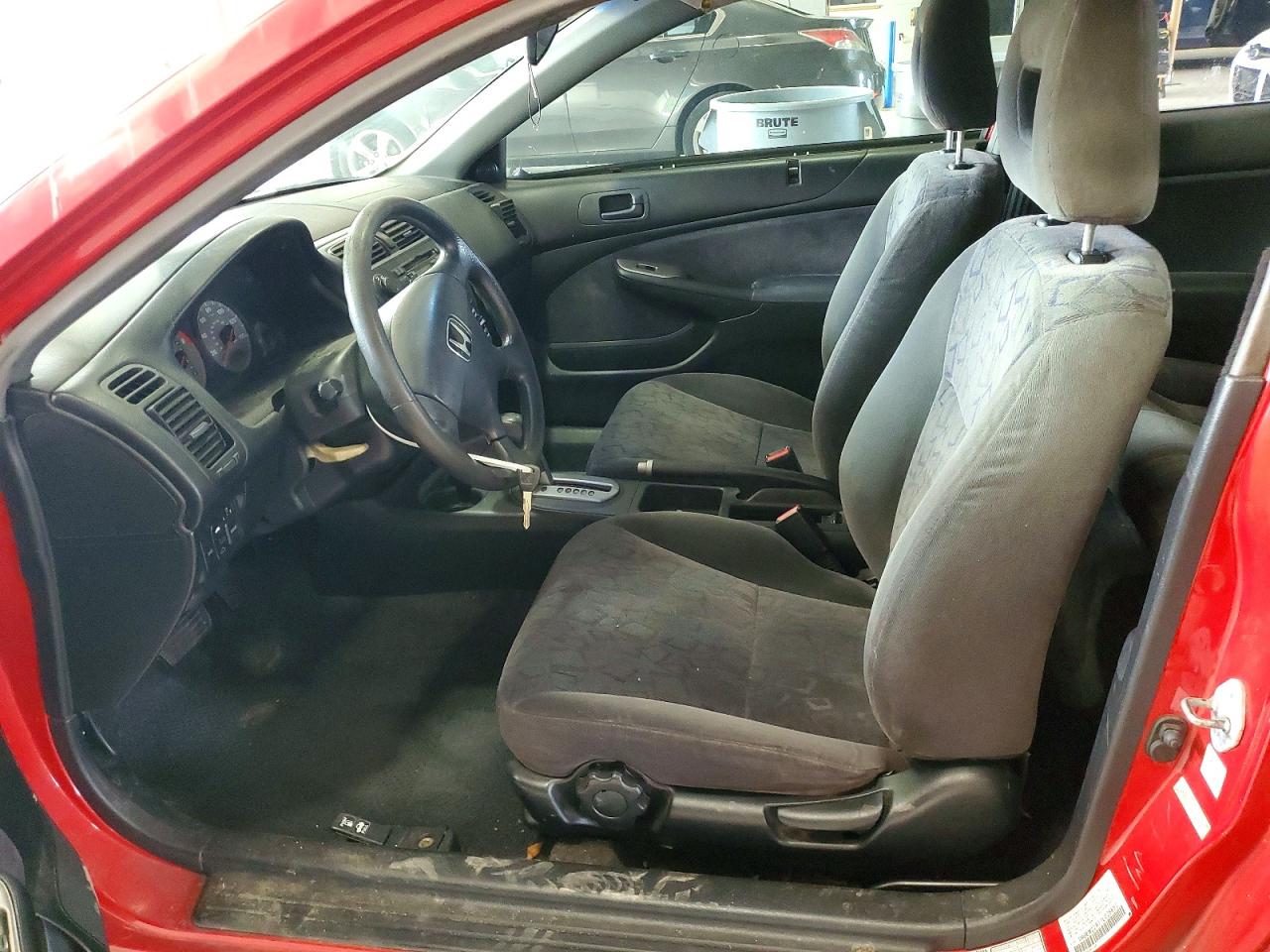 2001 Honda Civic Si Red vin: 1HGEM22911L028652