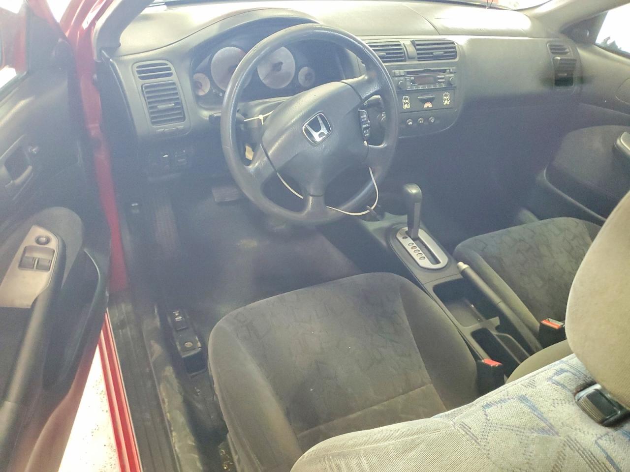 2001 Honda Civic Si Red vin: 1HGEM22911L028652