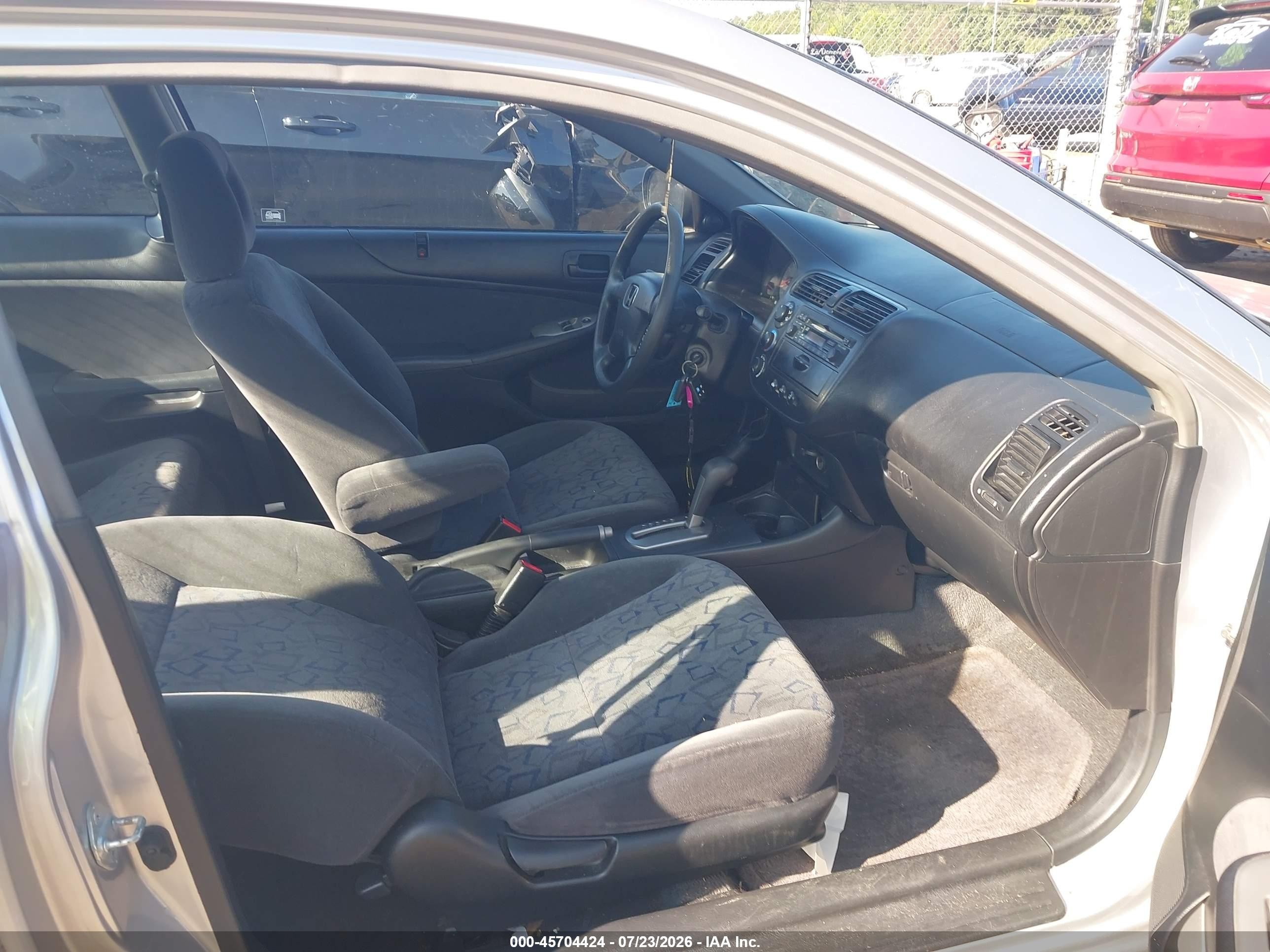 2002 Honda Civic Ex Серебряный vin: 1HGEM22912L018544