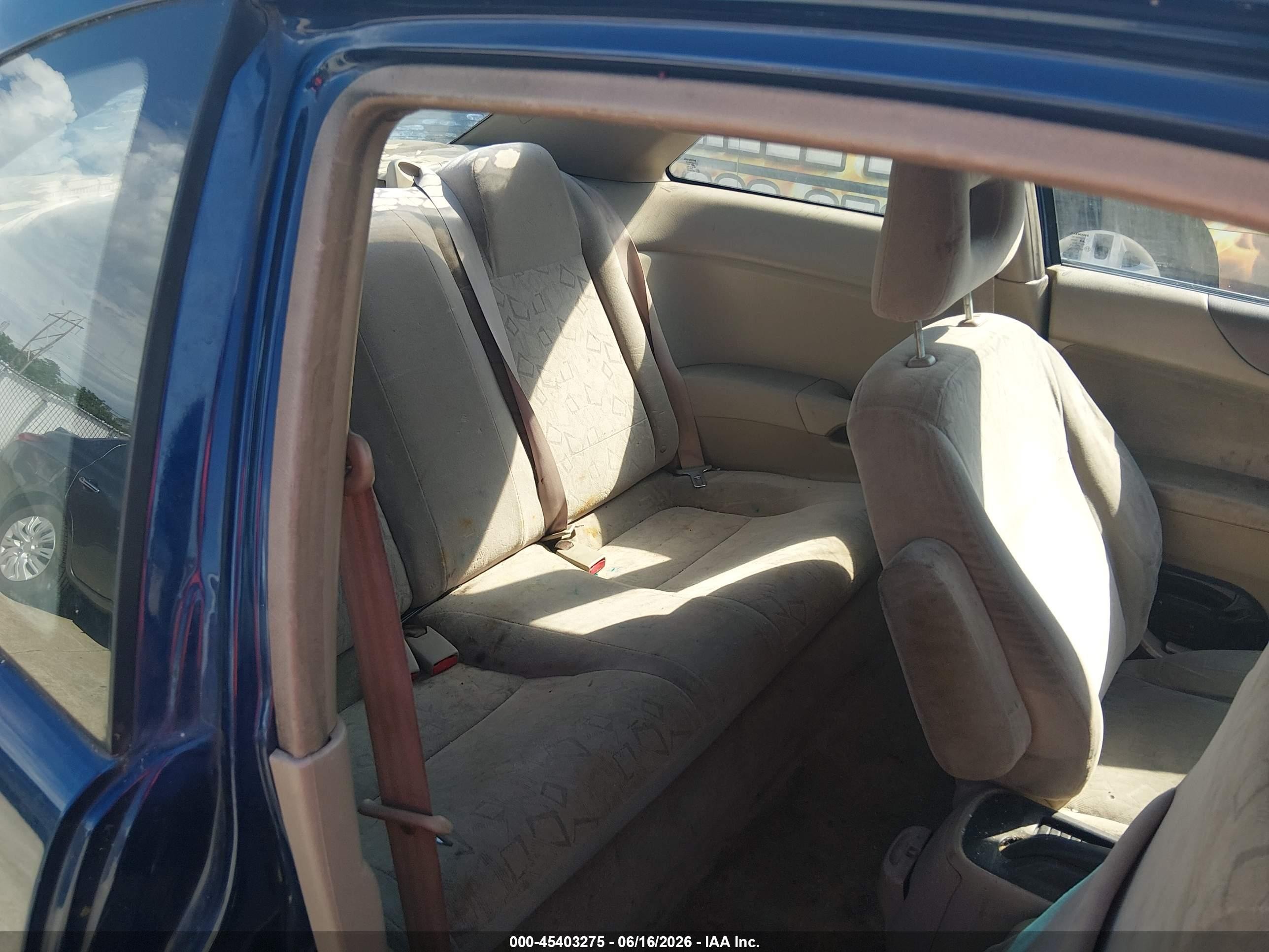2002 Honda Civic Ex Синий vin: 1HGEM22912L043542