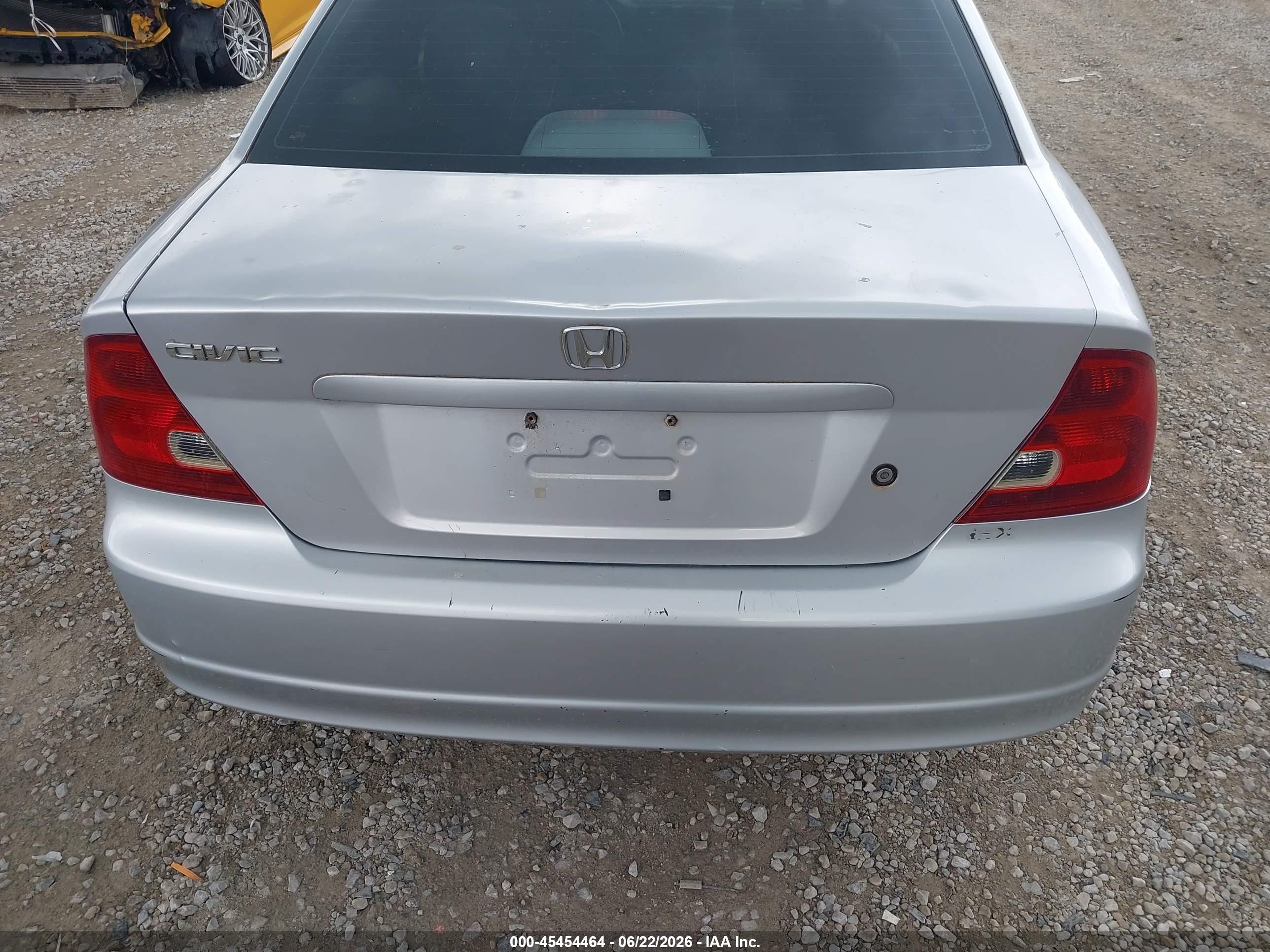 2003 Honda Civic Ex Silver vin: 1HGEM22913L016729