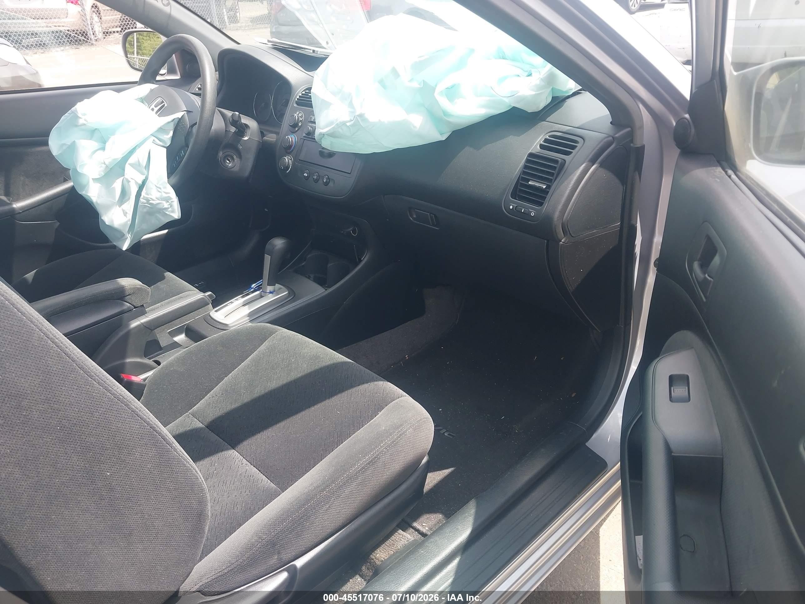 2004 Honda Civic Ex Silver vin: 1HGEM22914L014061
