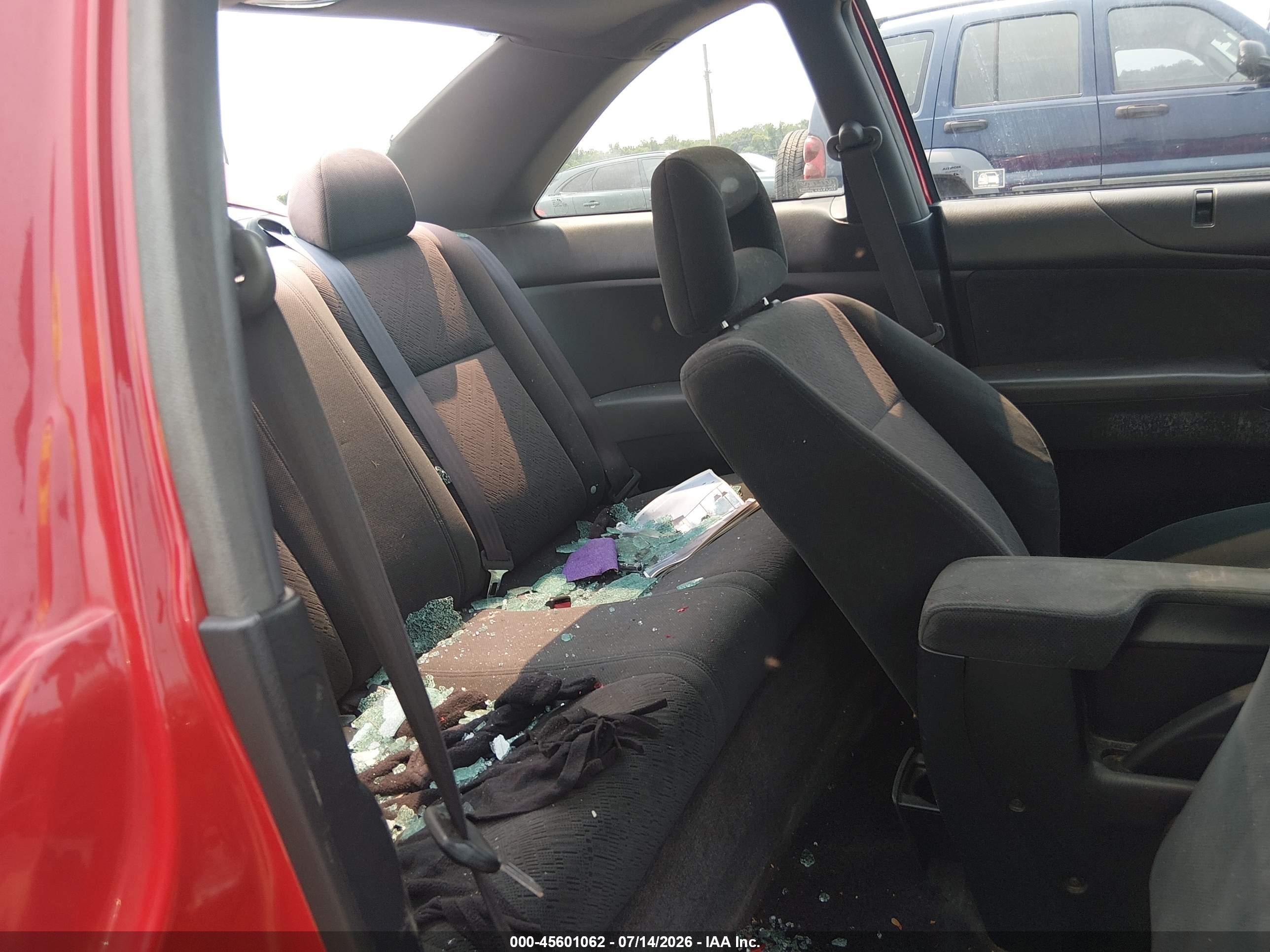 2004 Honda Civic Ex Red vin: 1HGEM22914L014500