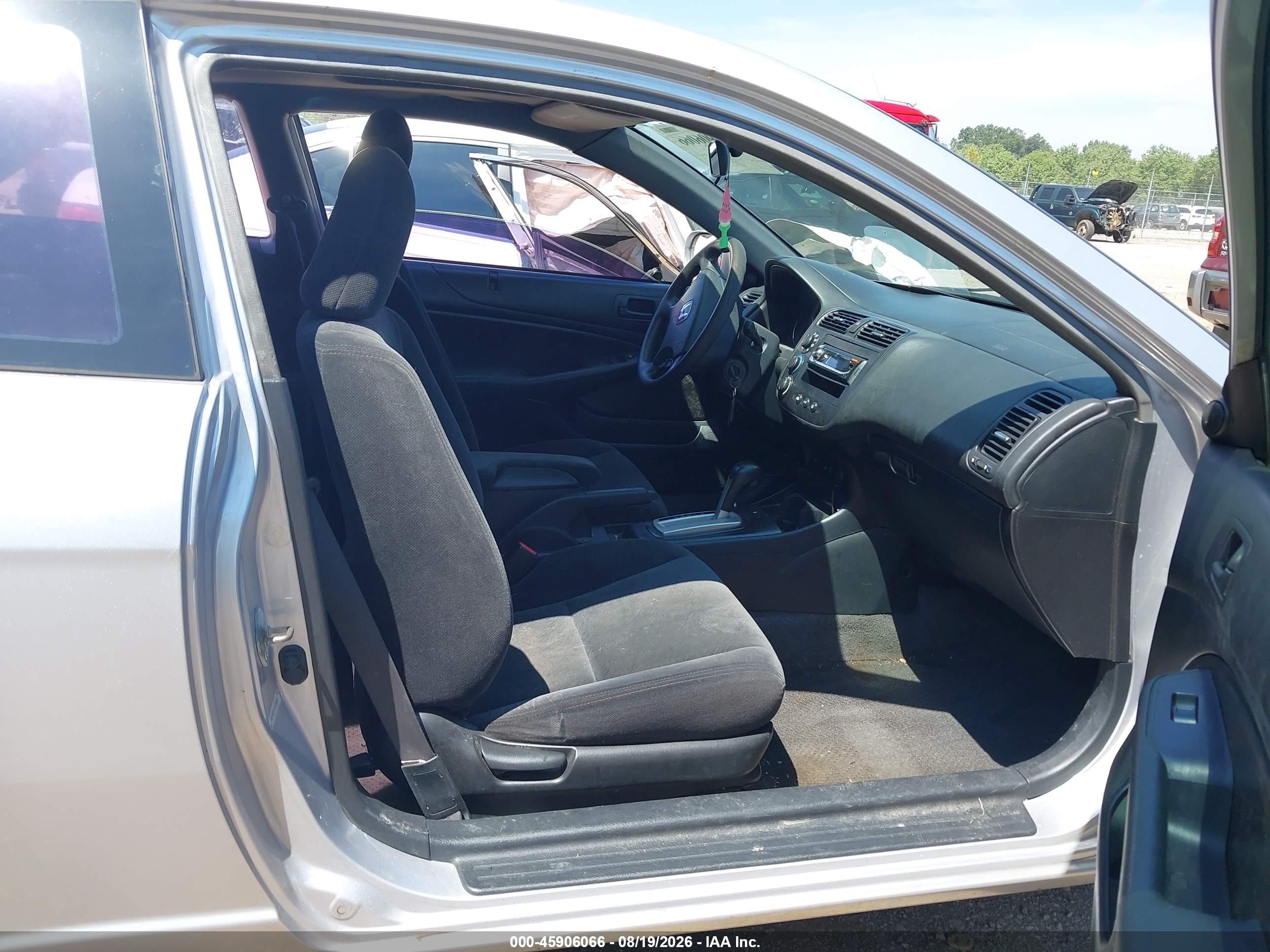 2004 Honda Civic Ex Silver vin: 1HGEM22914L080688