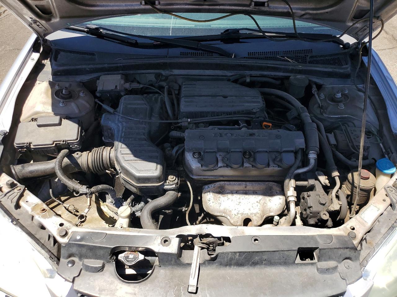2005 Honda Civic Ex Silver vin: 1HGEM22915L025806