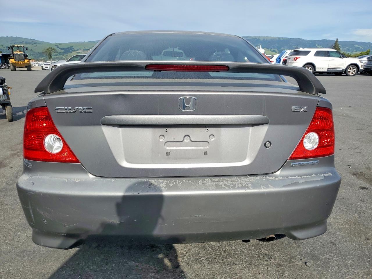 2005 Honda Civic Ex Gray vin: 1HGEM22915L030942