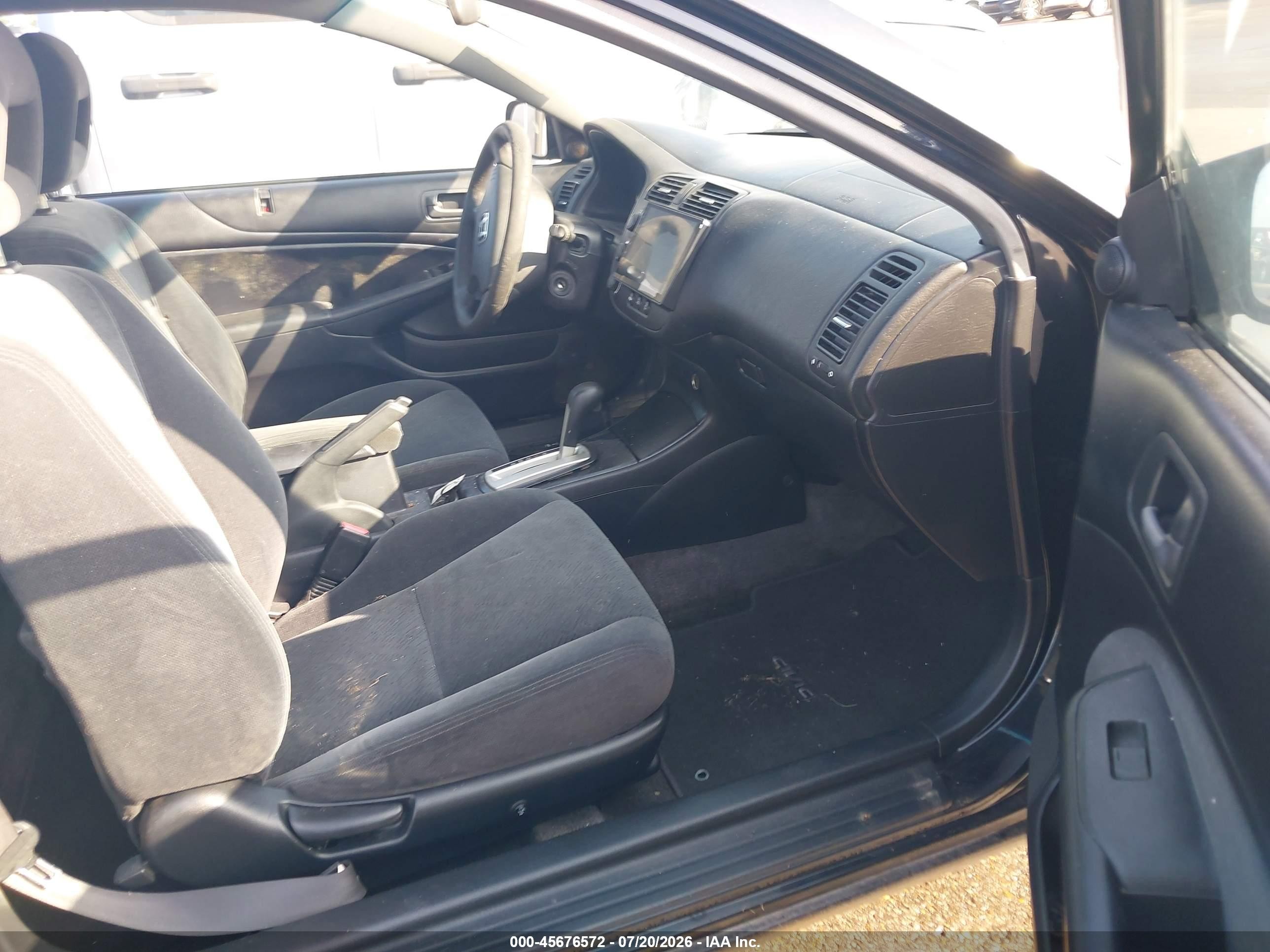 2005 Honda Civic Ex Black vin: 1HGEM22915L033940