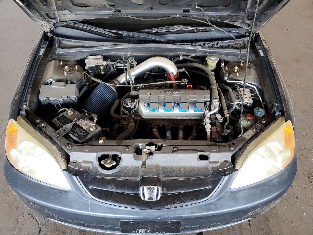 2001 Honda Civic Si Black vin: 1HGEM22921L084776