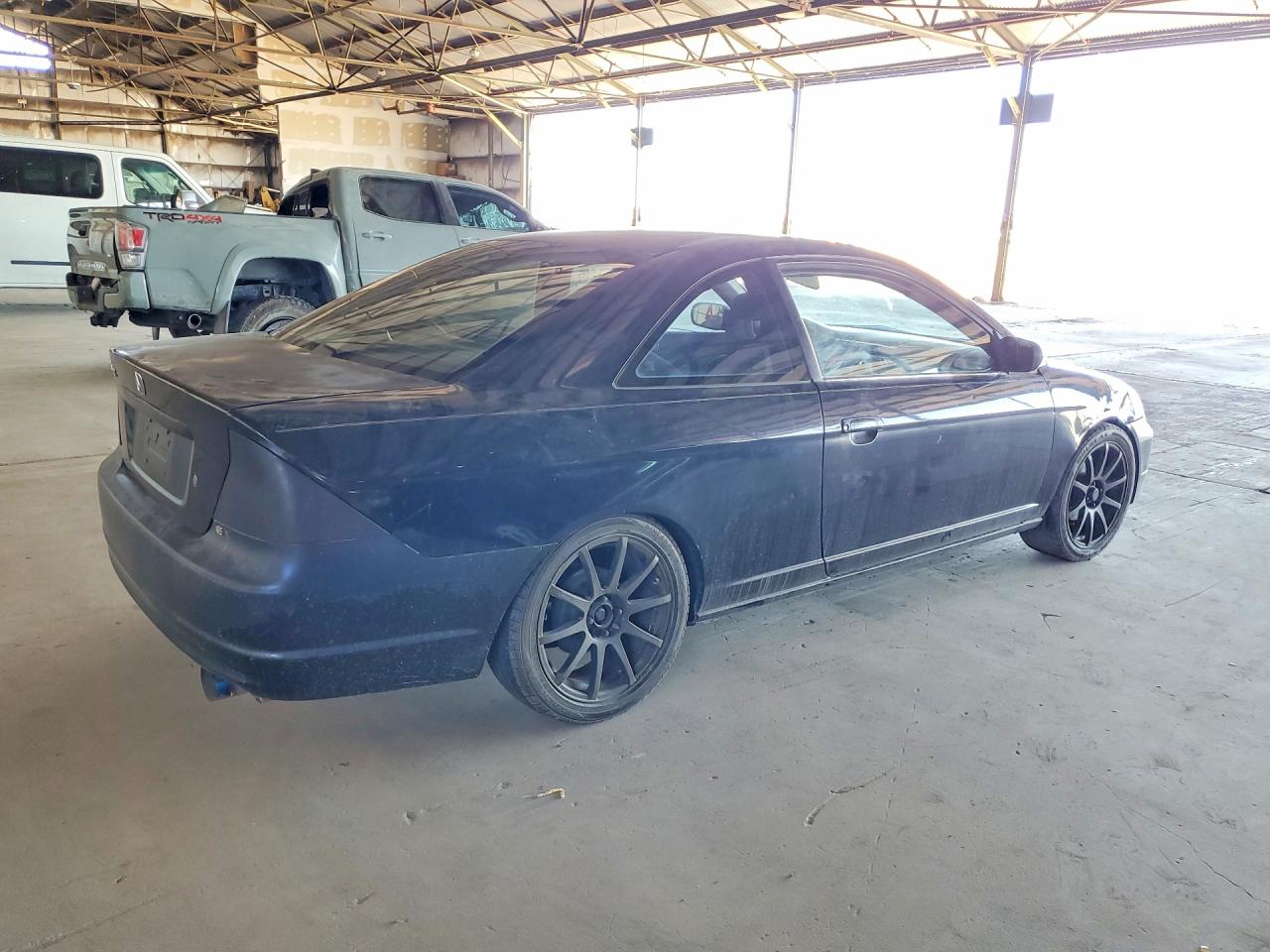 2001 Honda Civic Si Black vin: 1HGEM22921L084776