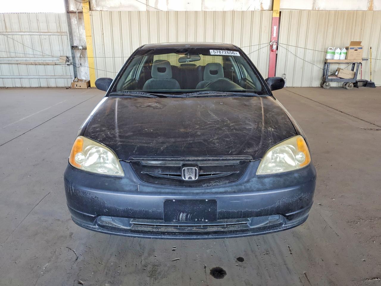 2001 Honda Civic Si Black vin: 1HGEM22921L084776