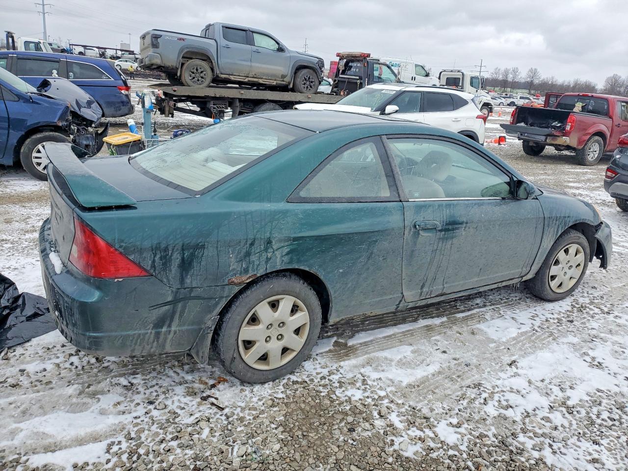 2001 Honda Civic Si Green vin: 1HGEM22921L124886