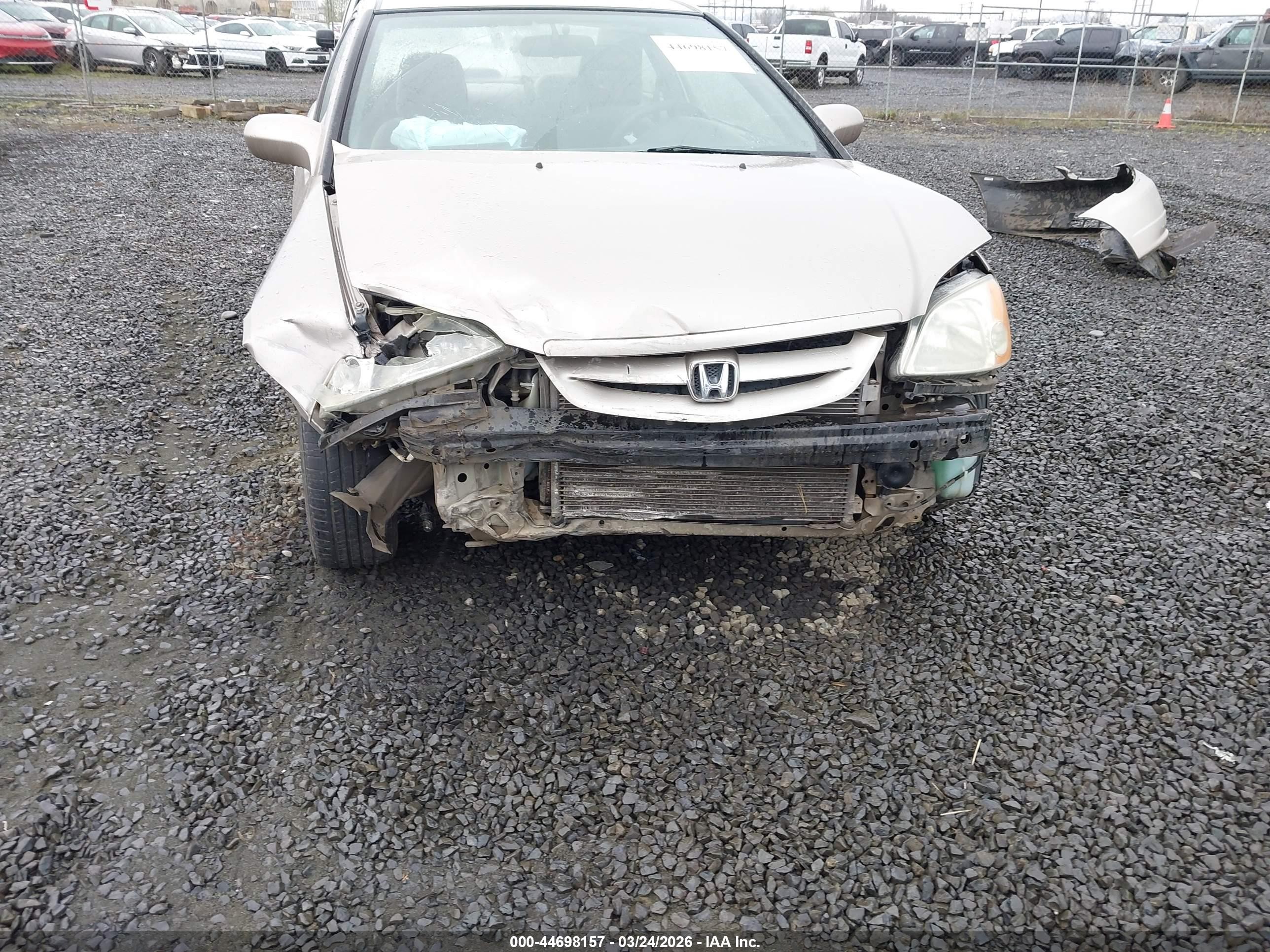 2002 Honda Civic Ex Brown vin: 1HGEM22922L060642
