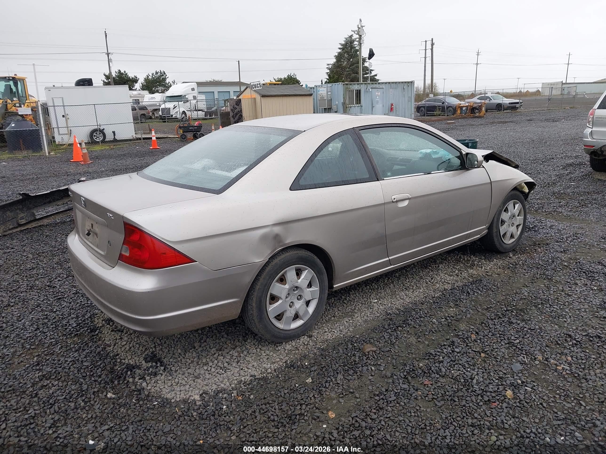 2002 Honda Civic Ex Brown vin: 1HGEM22922L060642