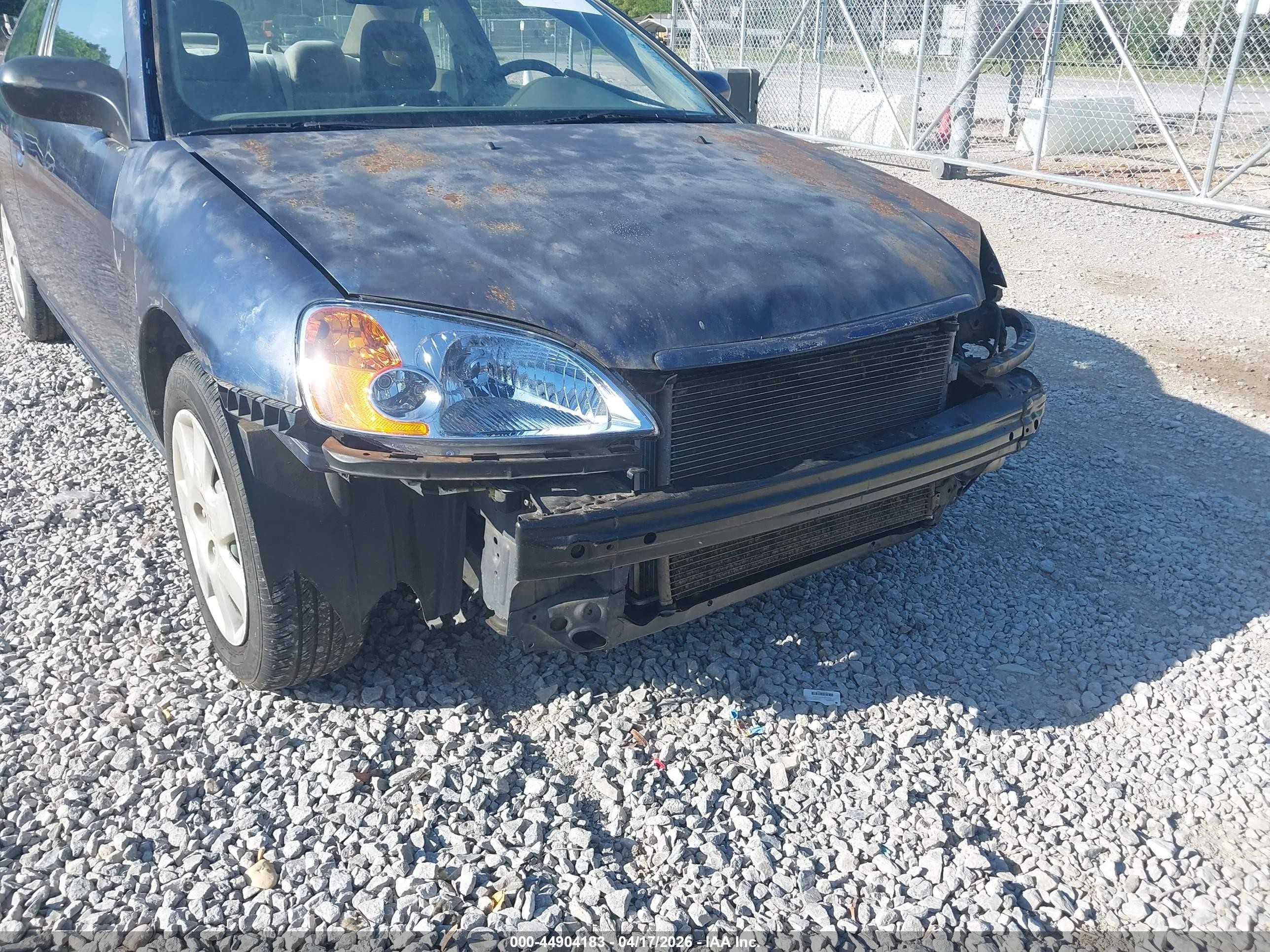 2002 Honda Civic Ex Blue vin: 1HGEM22922L087128